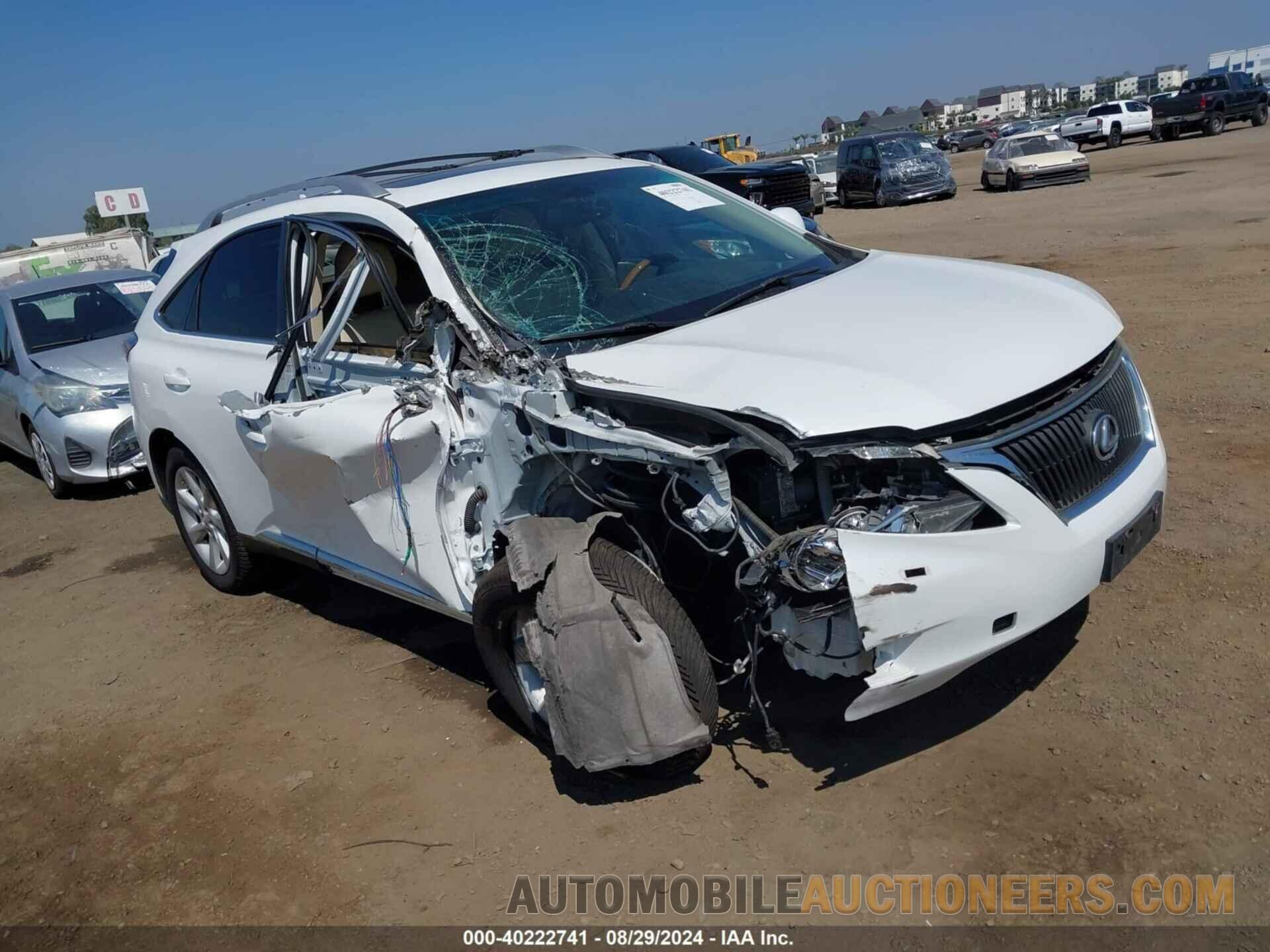 JTJBK1BA1C2443276 LEXUS RX 350 2012