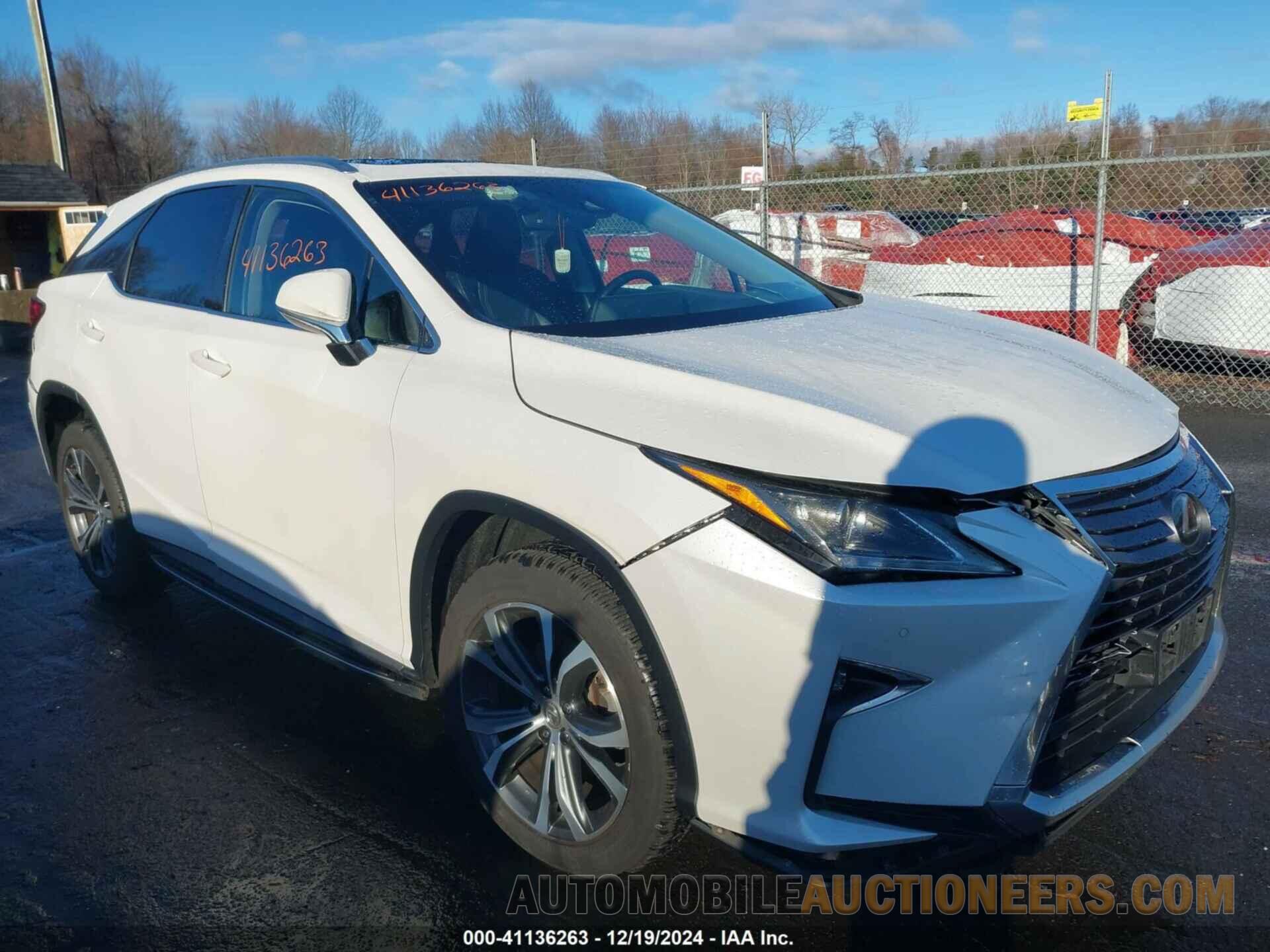 JTJBZMCA7H2019765 LEXUS RX 350 2017