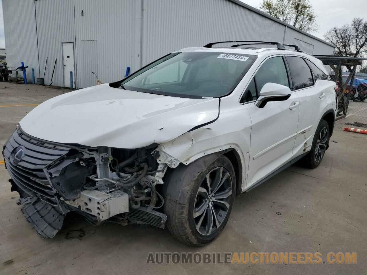 JTJDGKCA4K2007437 LEXUS RX450 2019