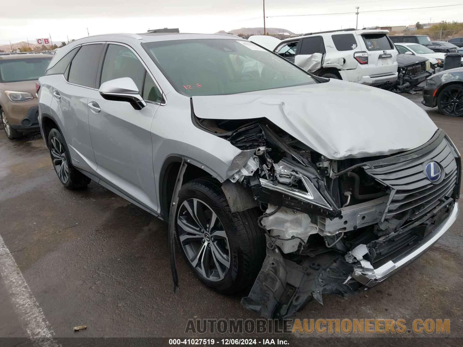 JTJDGKCA4K2007616 LEXUS RX 450HL 2019