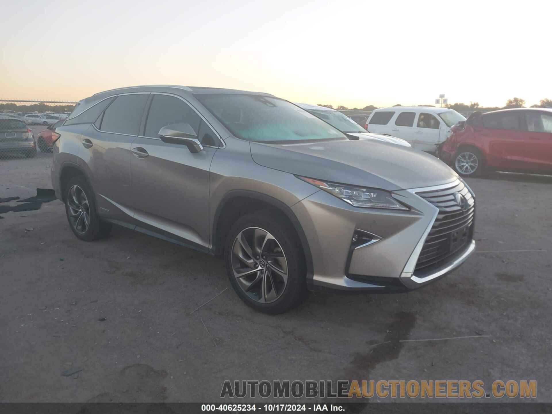 JTJDGKCA5J2000852 LEXUS RX 450HL 2018