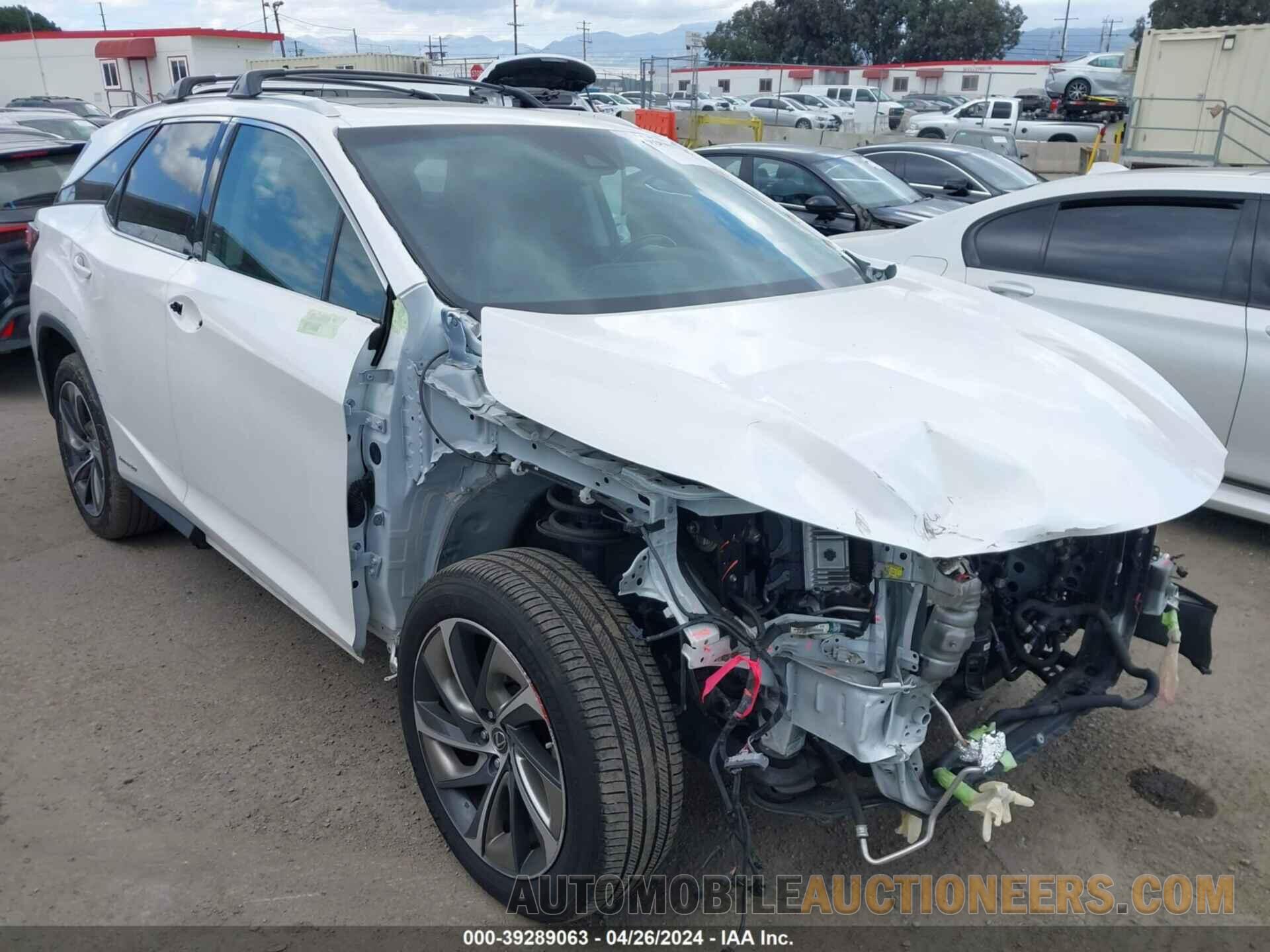 JTJDGKCA6J2000830 LEXUS RX 2018