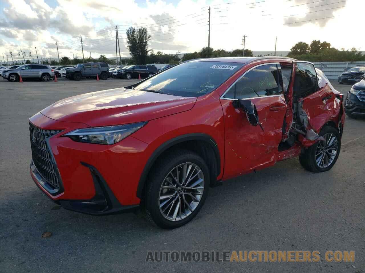 JTJGKCEZ7N2007067 LEXUS NX 350H 2022