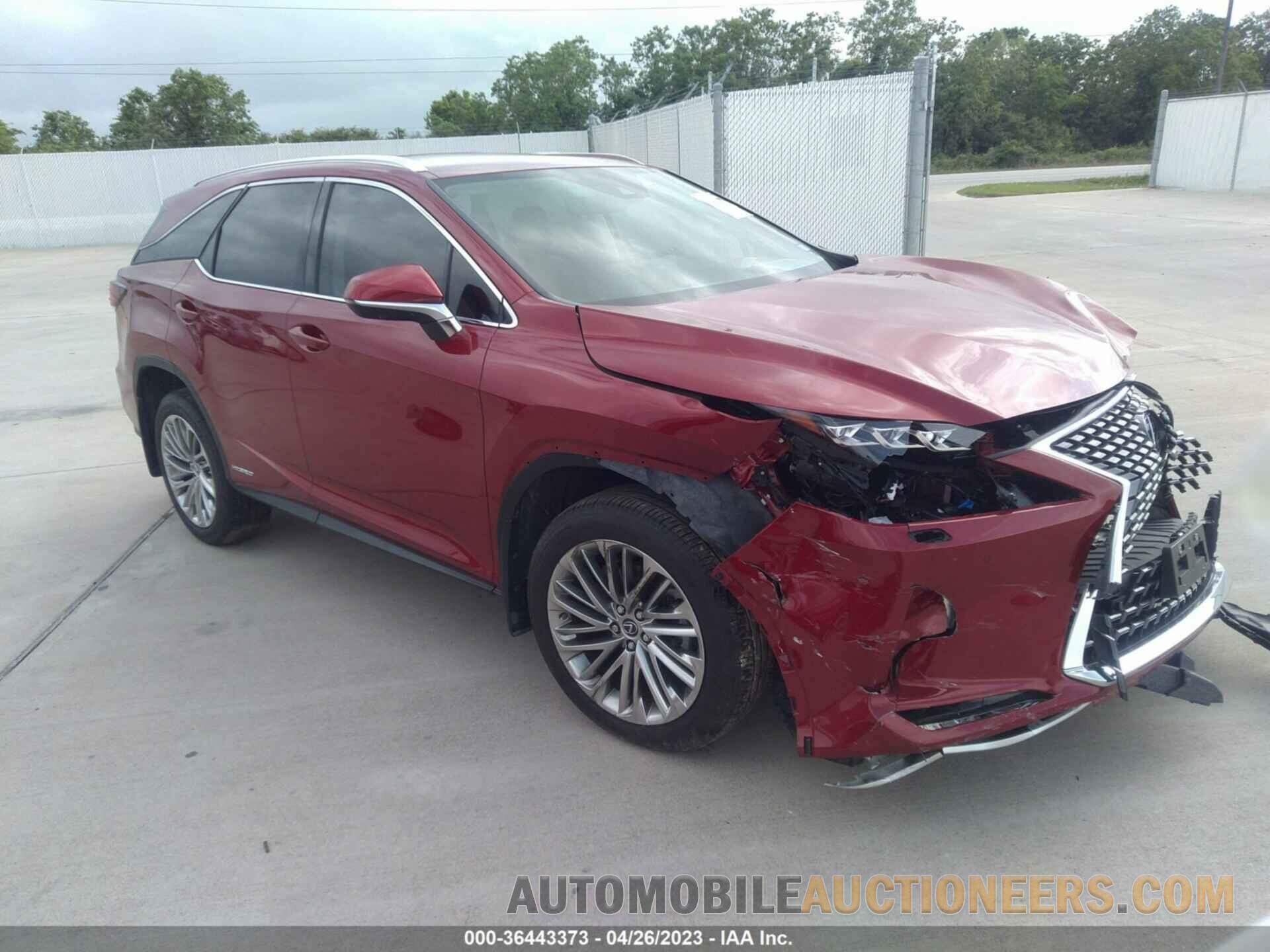 JTJJGKFA0N2026733 LEXUS RX 2022