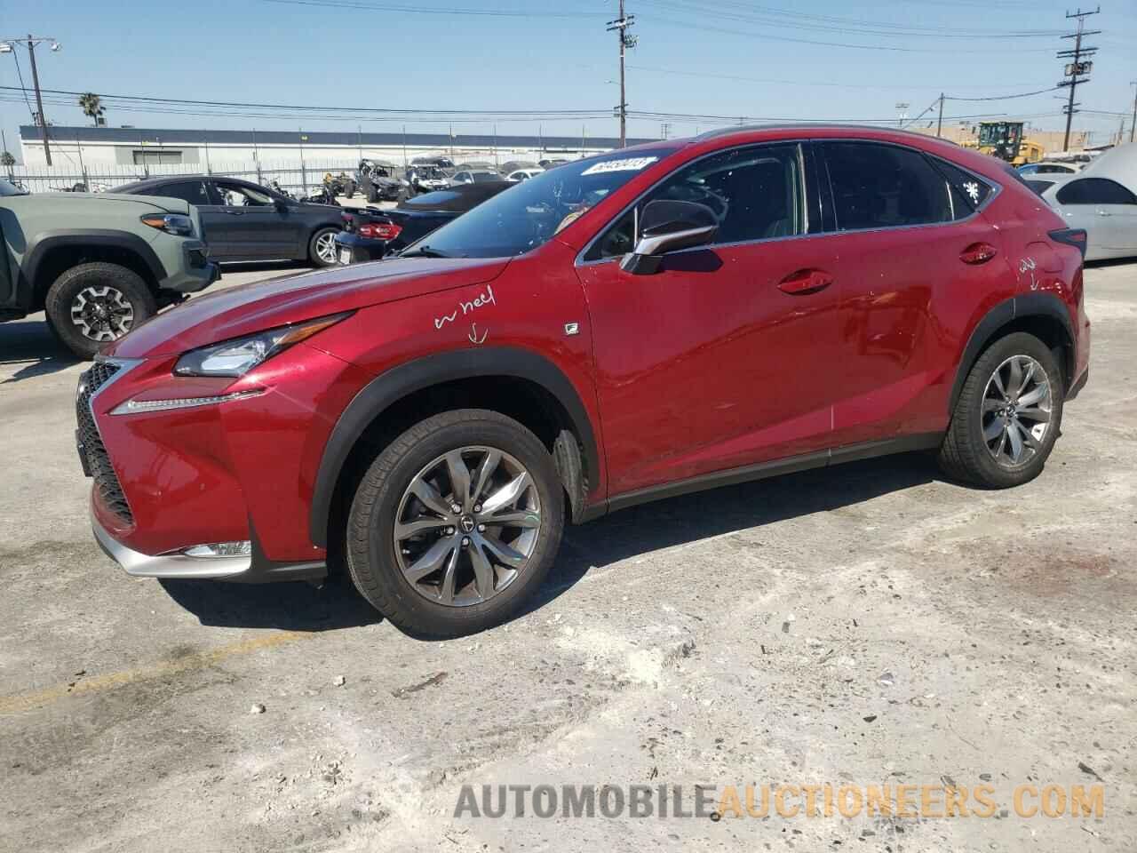 JTJYARBZ0G2037951 LEXUS NX 2016