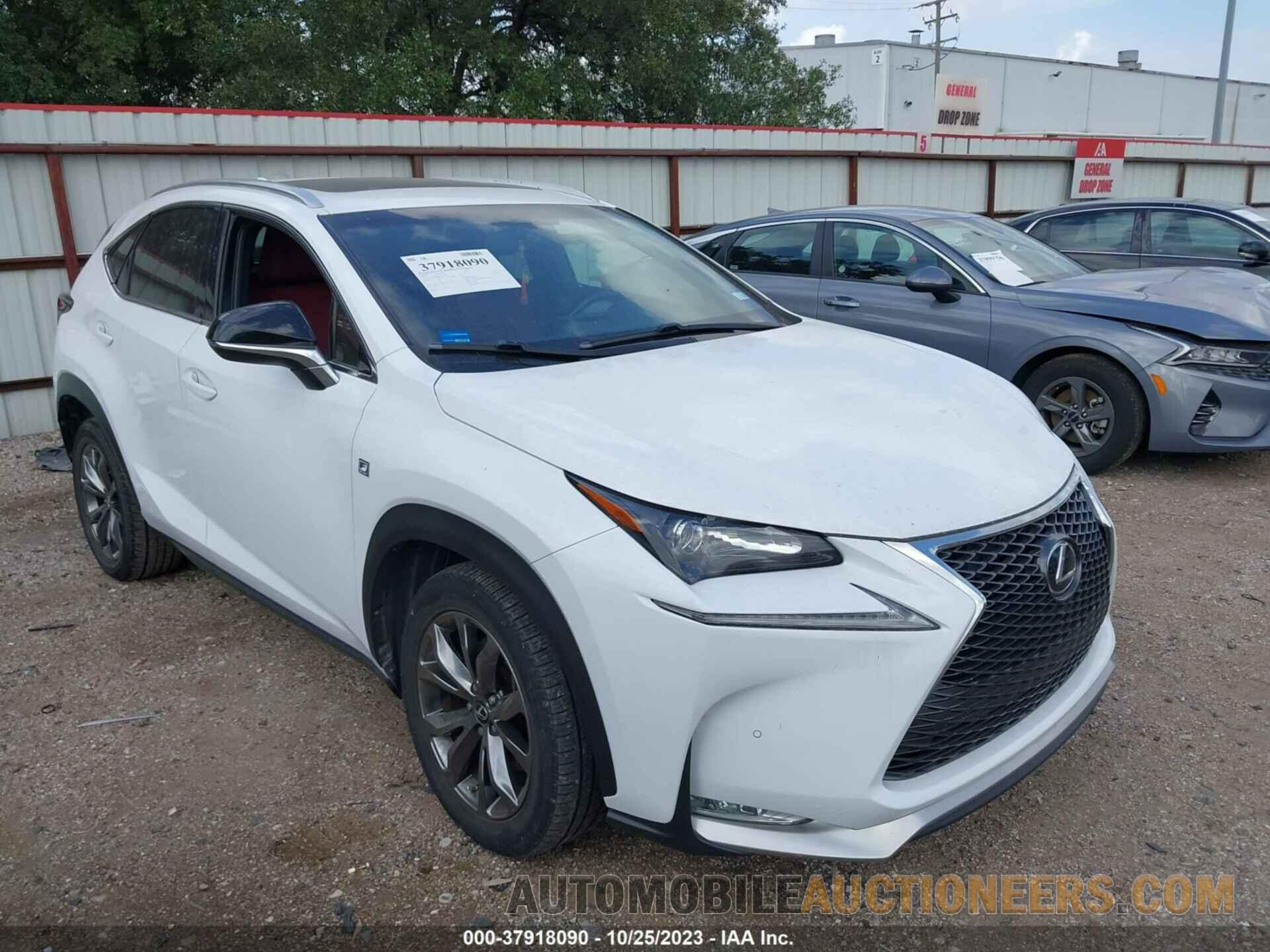 JTJYARBZ1G2026098 LEXUS NX 200T 2016