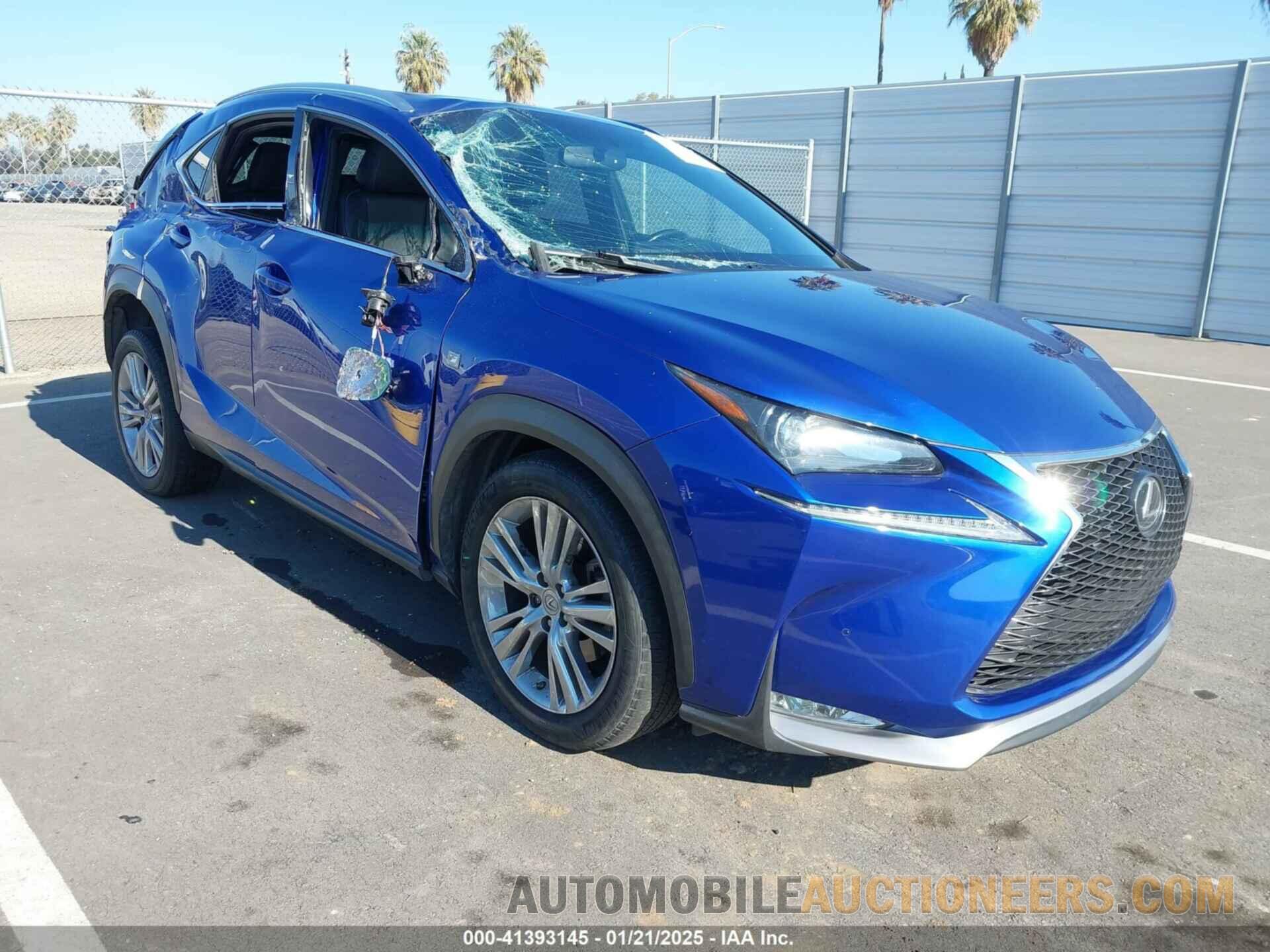 JTJYARBZ1G2026585 LEXUS NX 200T 2016