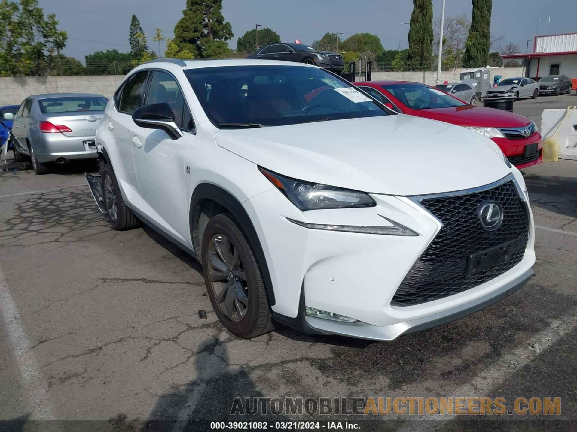 JTJYARBZ3G2022442 LEXUS NX 200T 2016