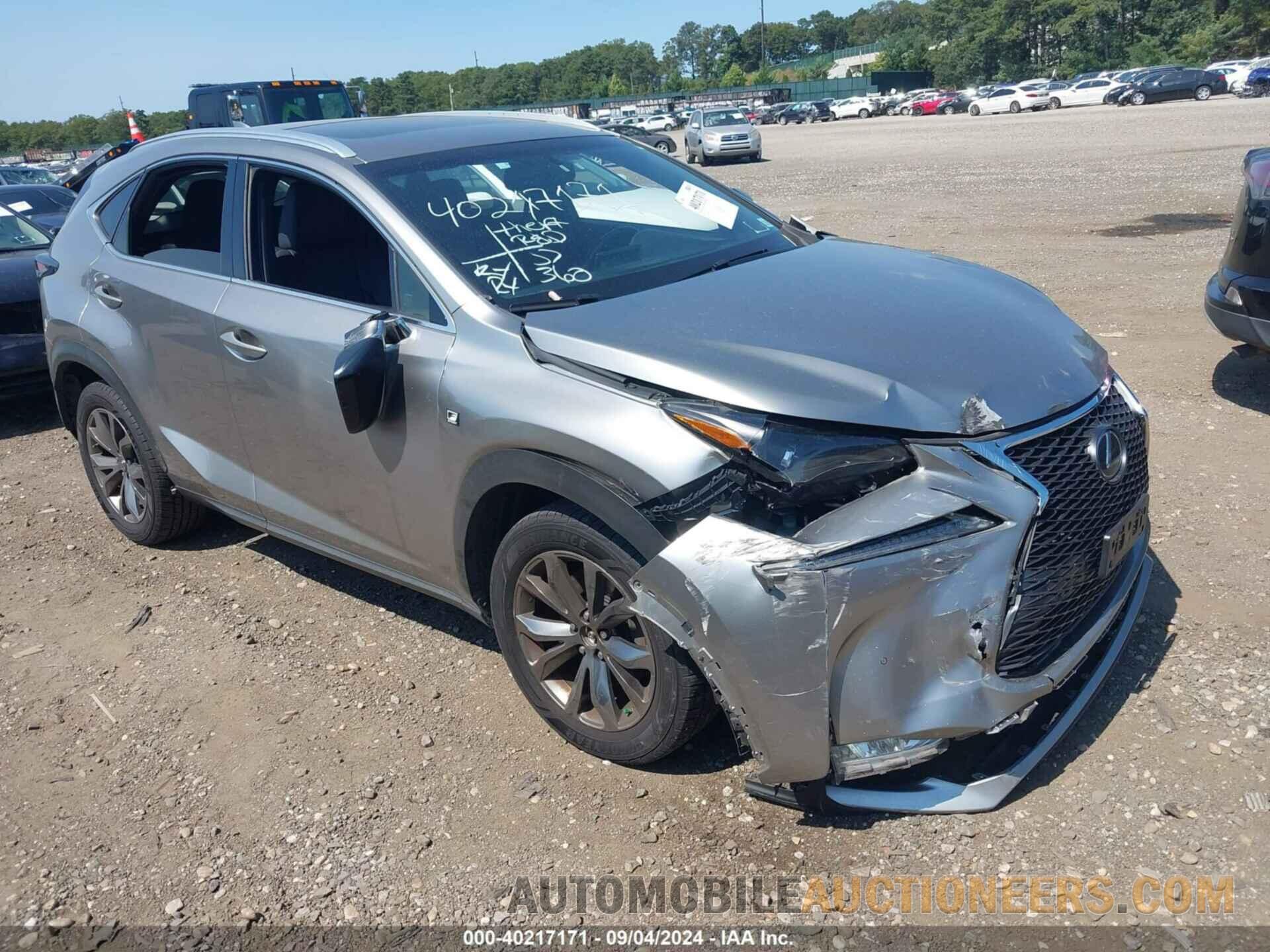 JTJYARBZ3H2072579 LEXUS NX 200T 2017