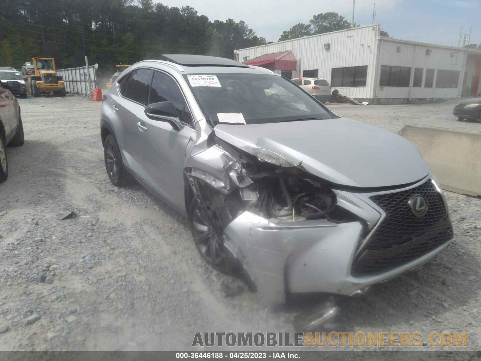 JTJYARBZ4G2029108 LEXUS NX 200T 2016