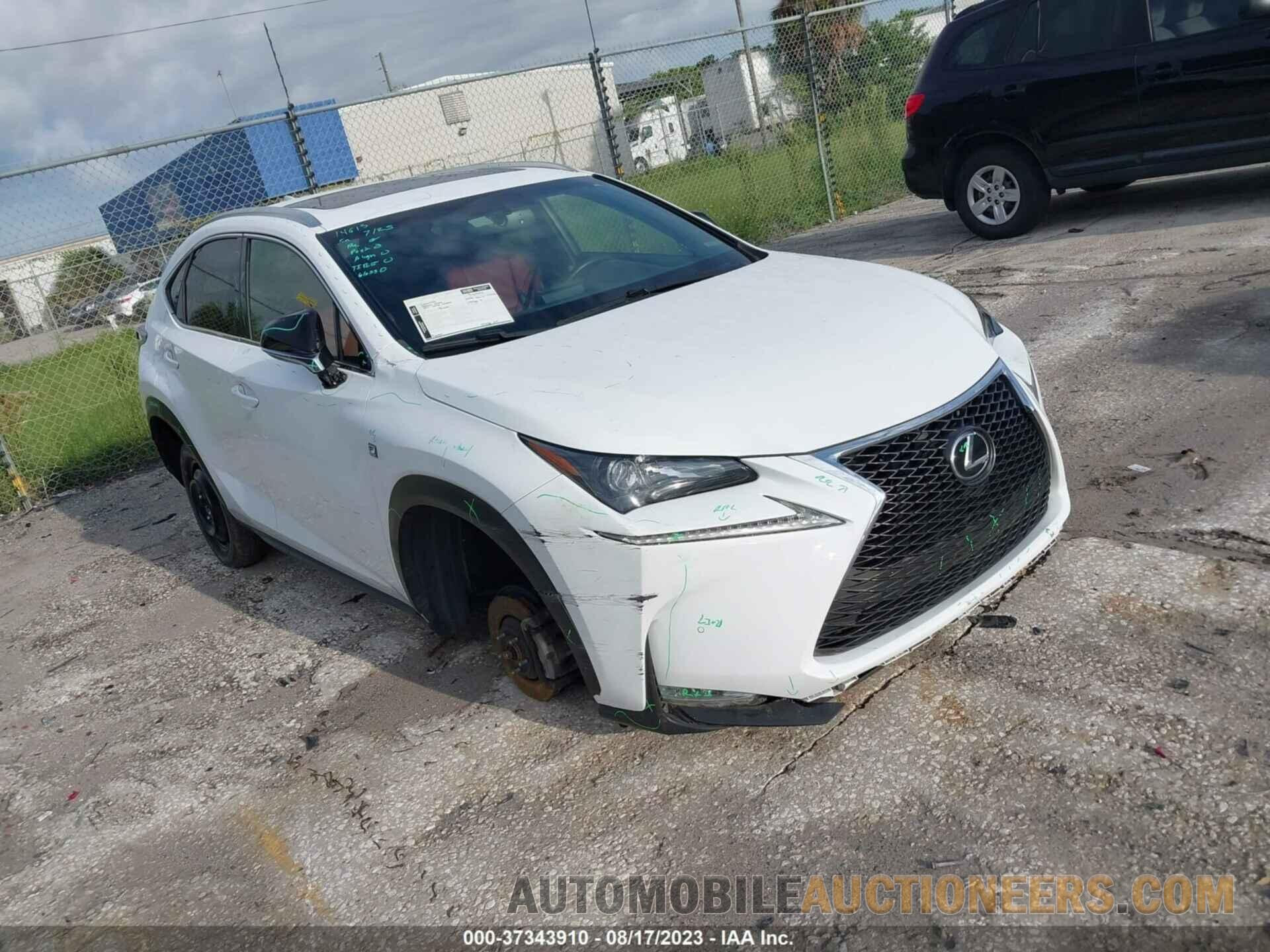 JTJYARBZ4H2070792 LEXUS NX 2017