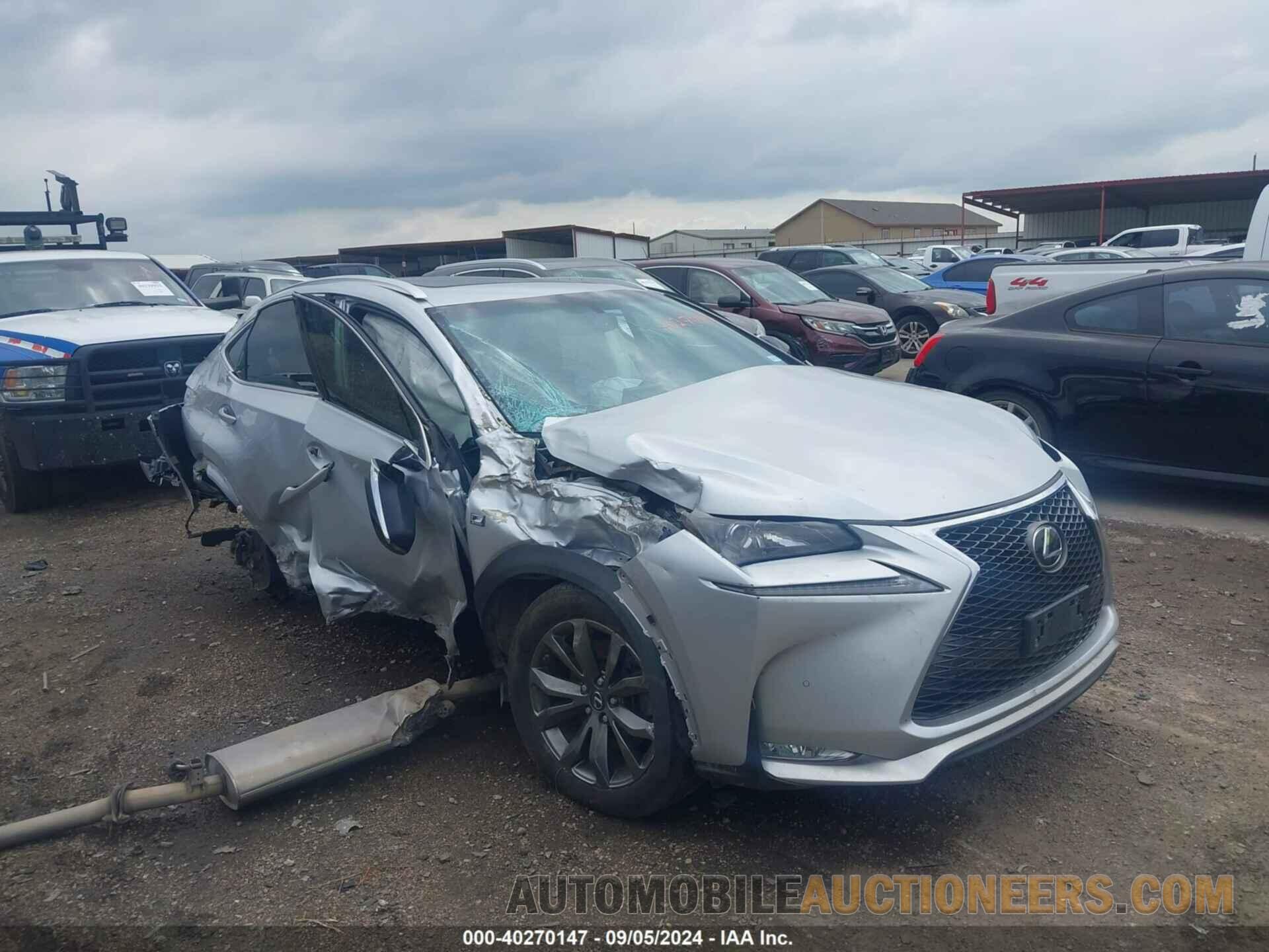 JTJYARBZ4H2080268 LEXUS NX 200T 2017