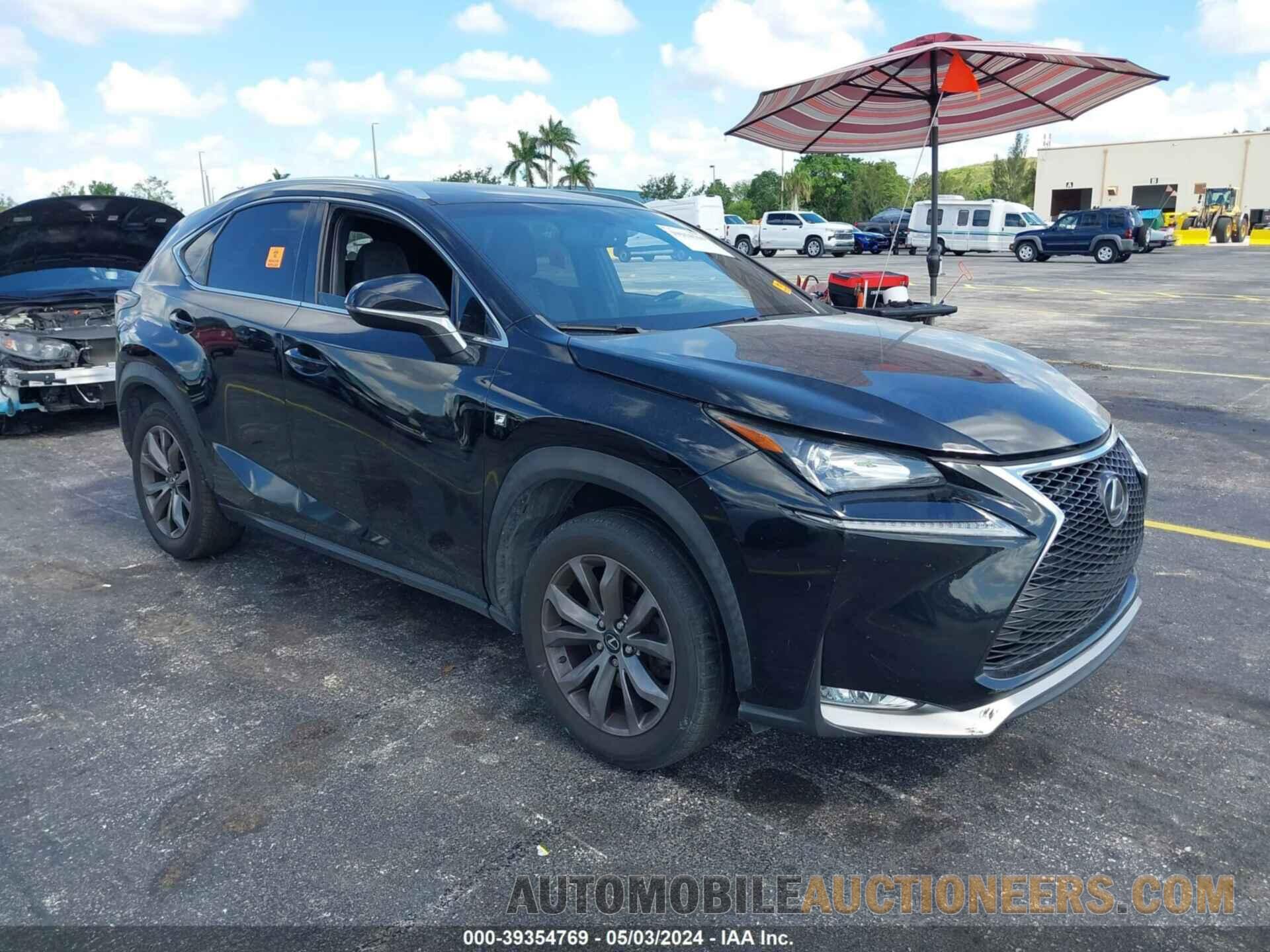 JTJYARBZ9G2036541 LEXUS NX 200T 2016