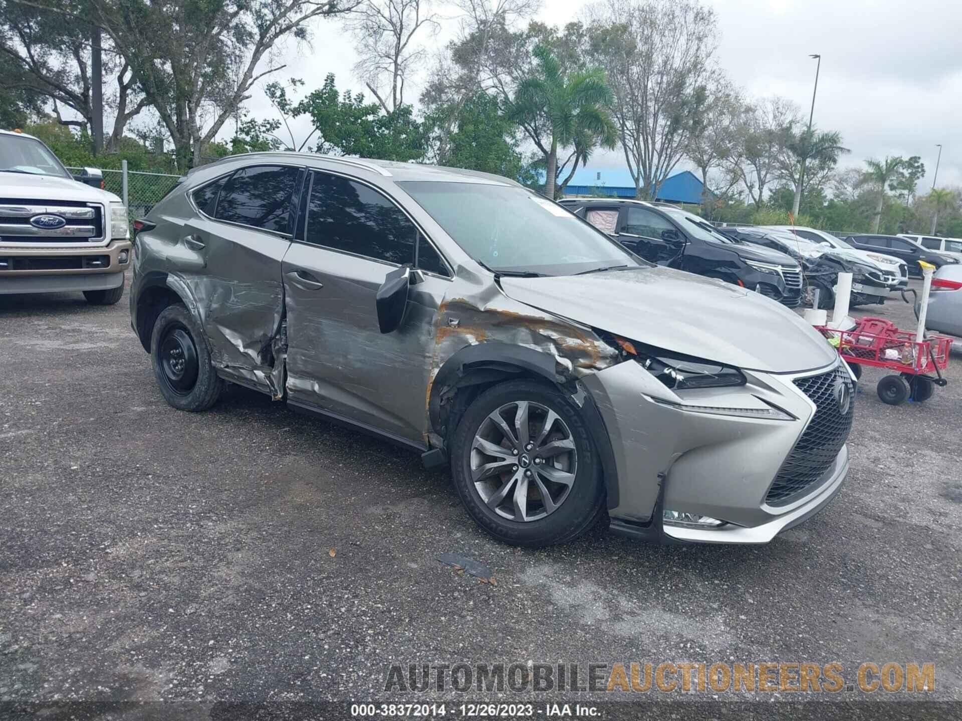 JTJYARBZ9H2080380 LEXUS NX 200T 2017