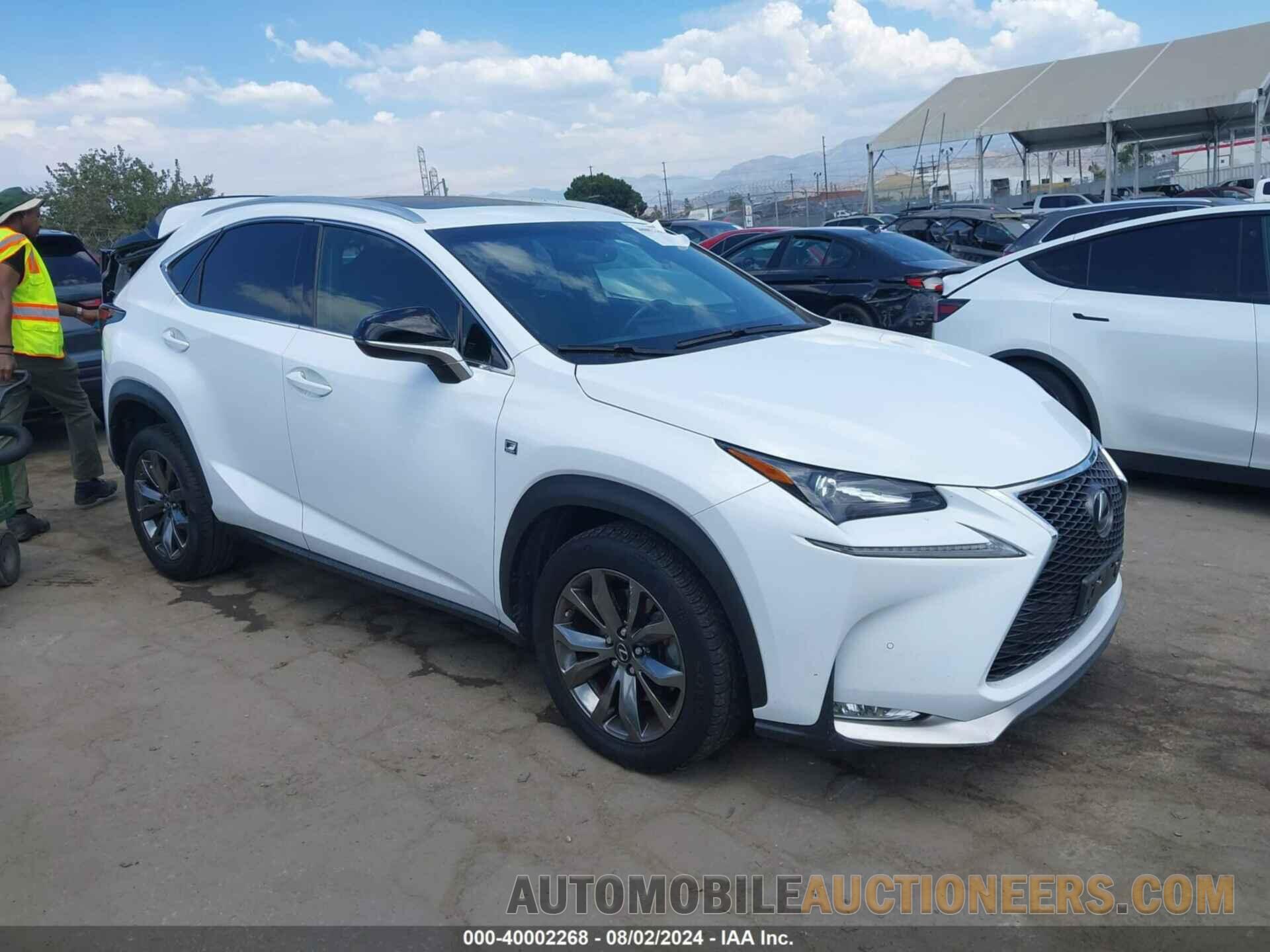 JTJYARBZXG2047838 LEXUS NX 200T 2016