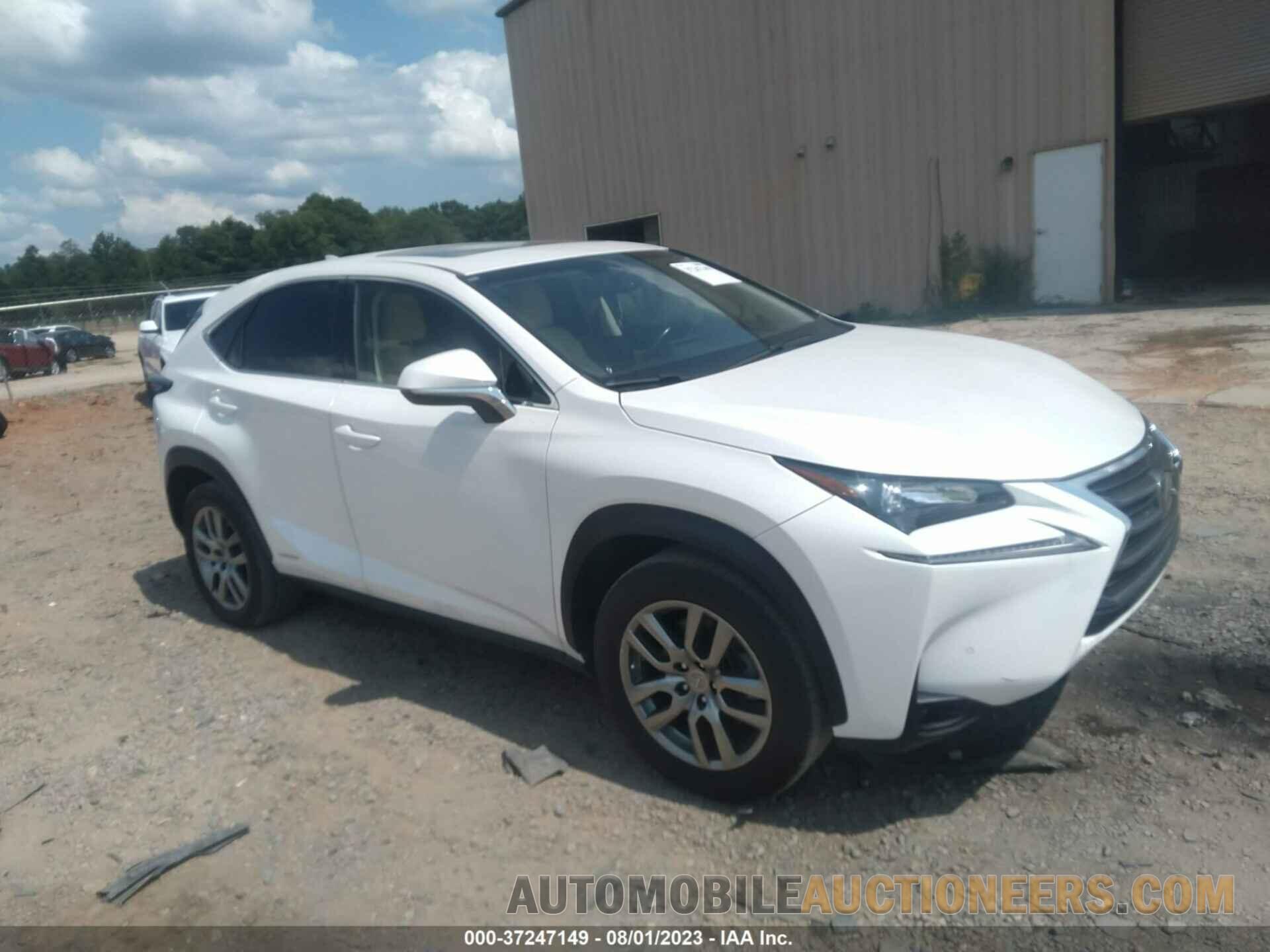 JTJYWRBZ0G2010055 LEXUS NX 300H 2016