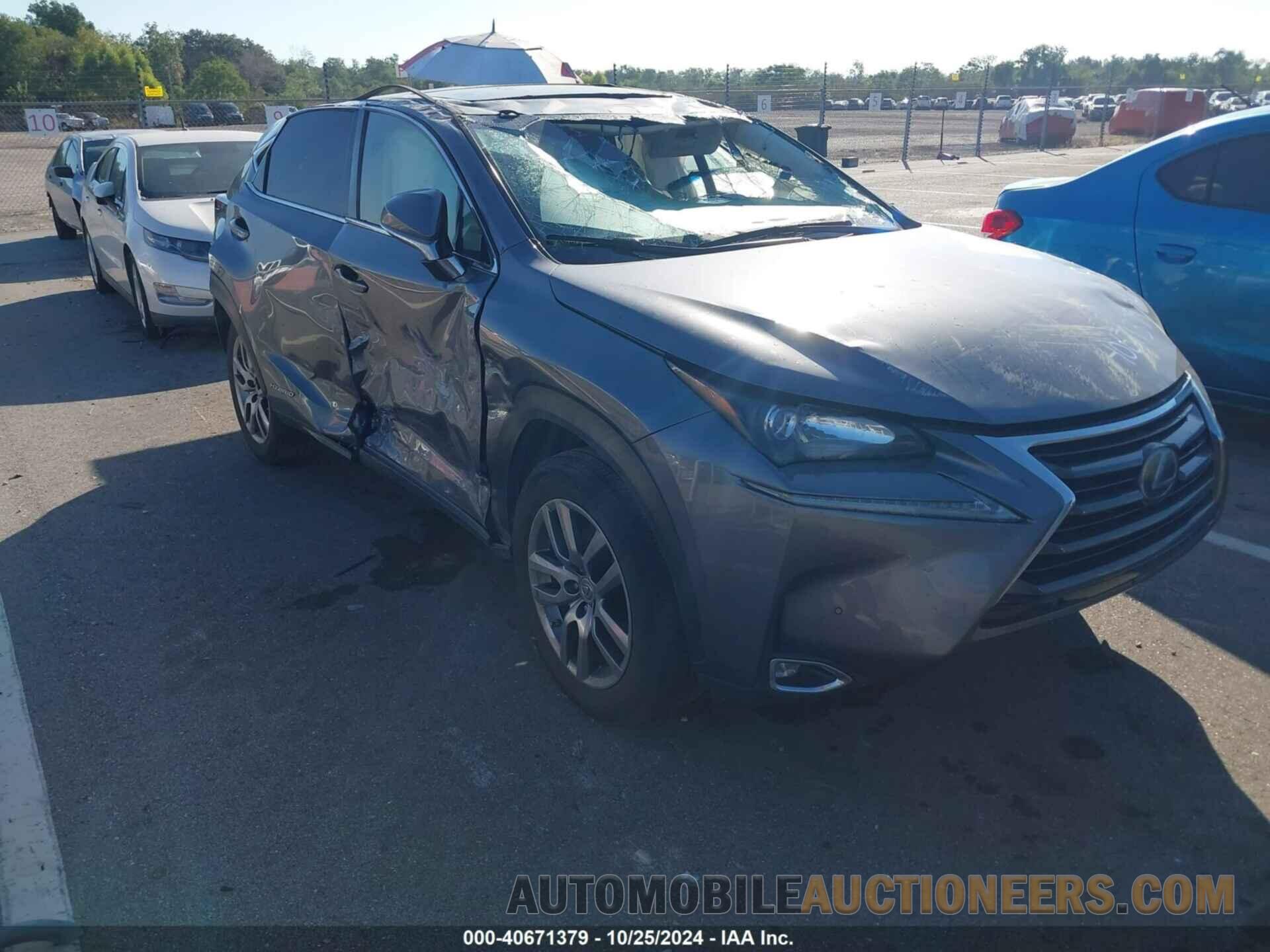 JTJYWRBZ3G2009675 LEXUS NX 300H 2016