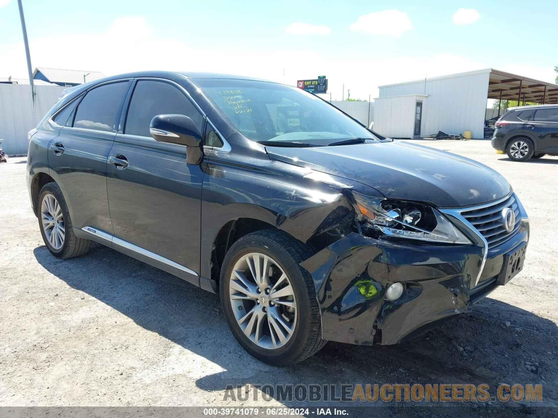 JTJZB1BA6D2409379 LEXUS RX 450H 2013