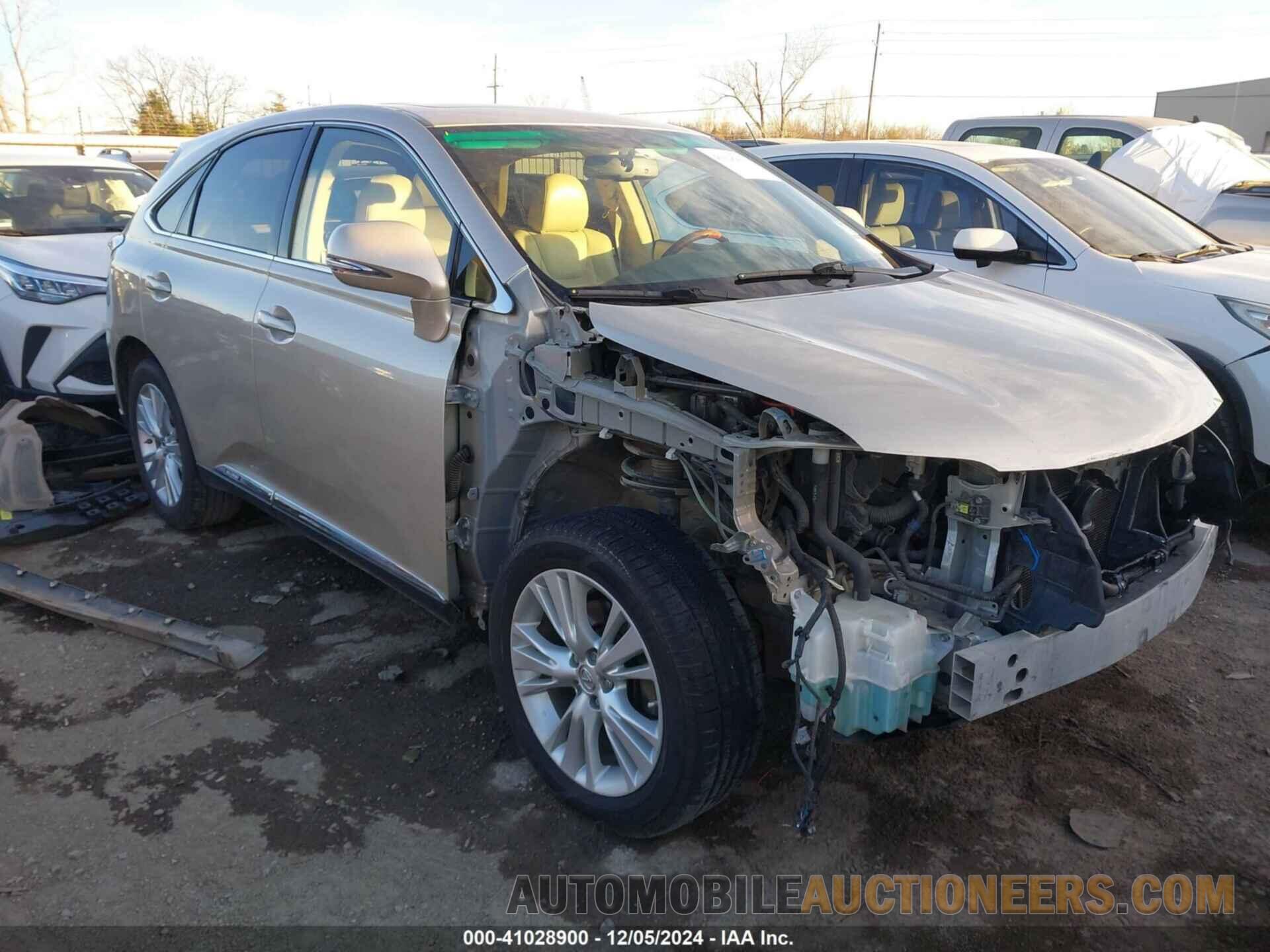 JTJZB1BA8C2406790 LEXUS RX 450H 2012