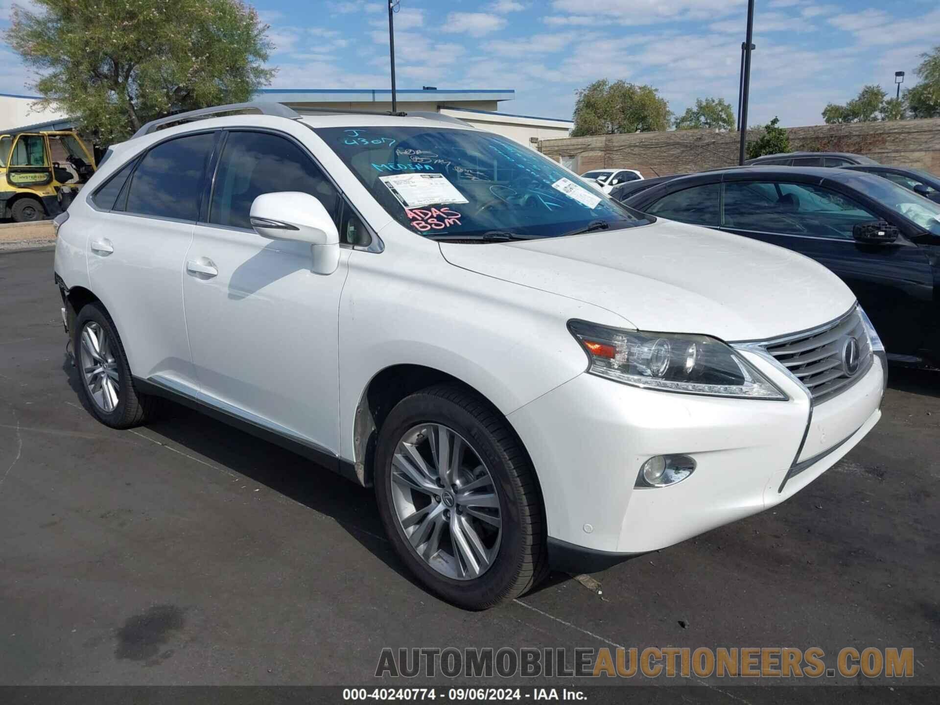 JTJZK1BA2F2422228 LEXUS RX 350 2015