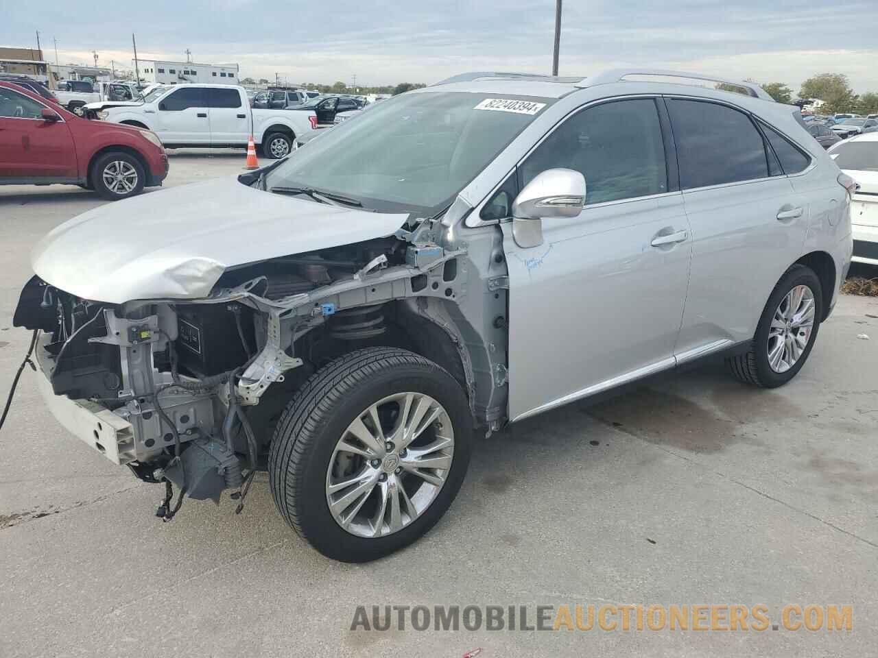 JTJZK1BA4C2414269 LEXUS RX350 2012