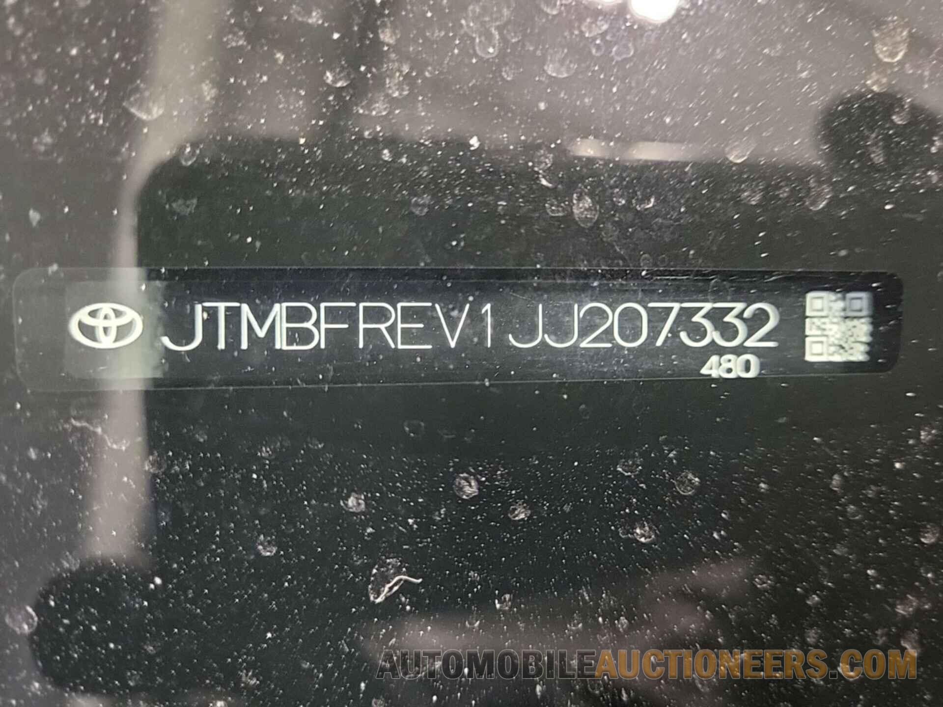 JTMBFREV1JJ207332 TOYOTA RAV4 2018