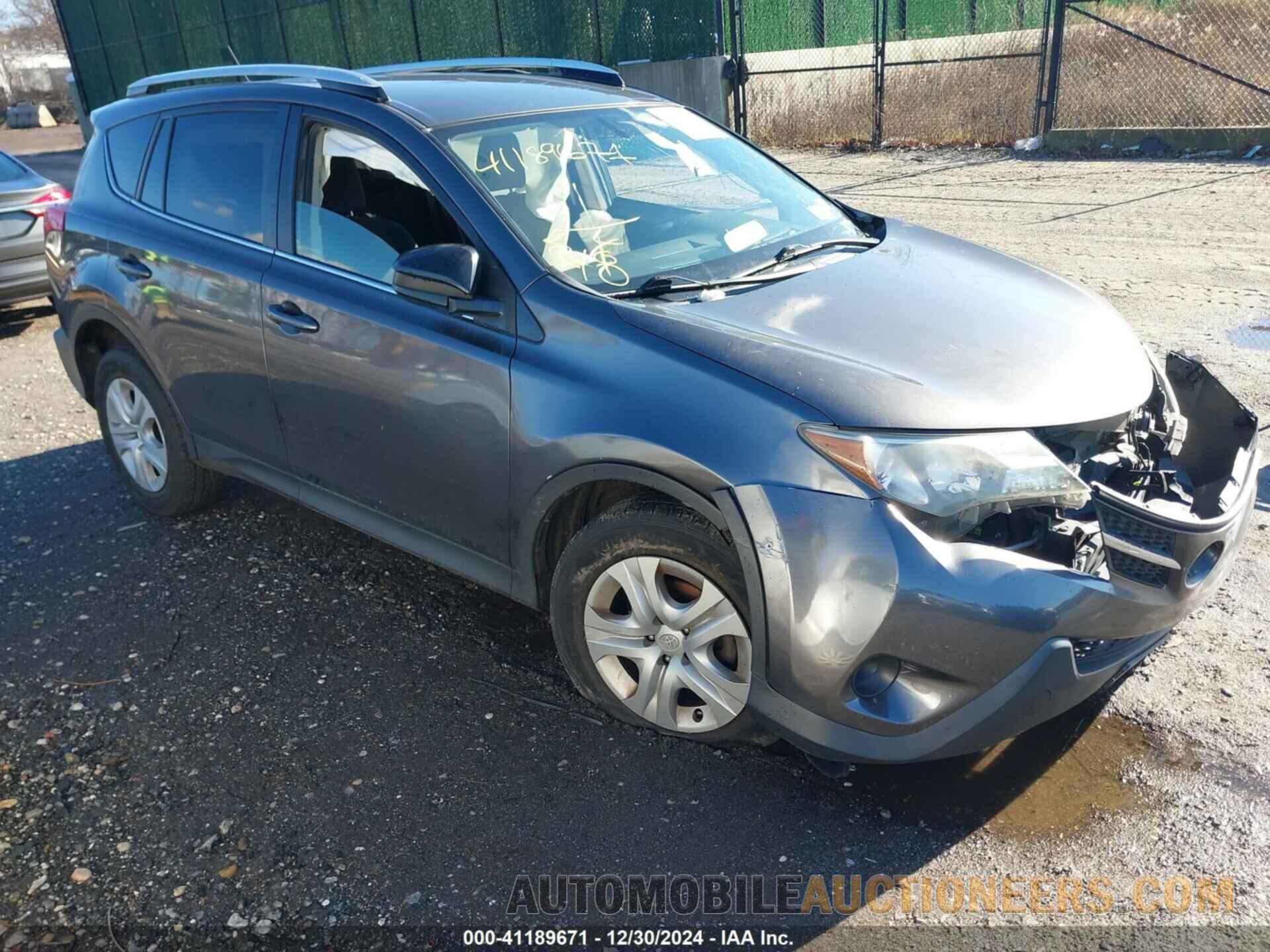 JTMBFREV7E5030509 TOYOTA RAV4 2014