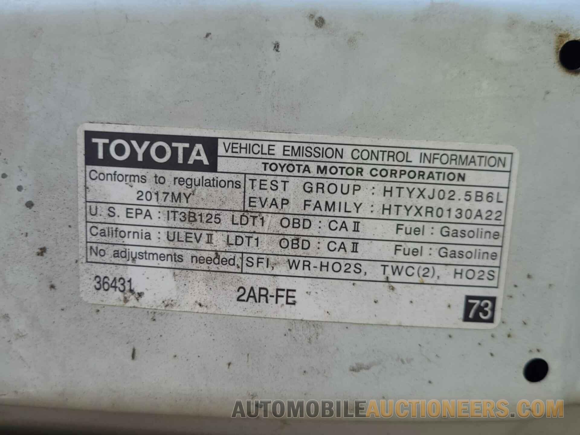 JTMBFREVXHJ110625 TOYOTA RAV4 2017