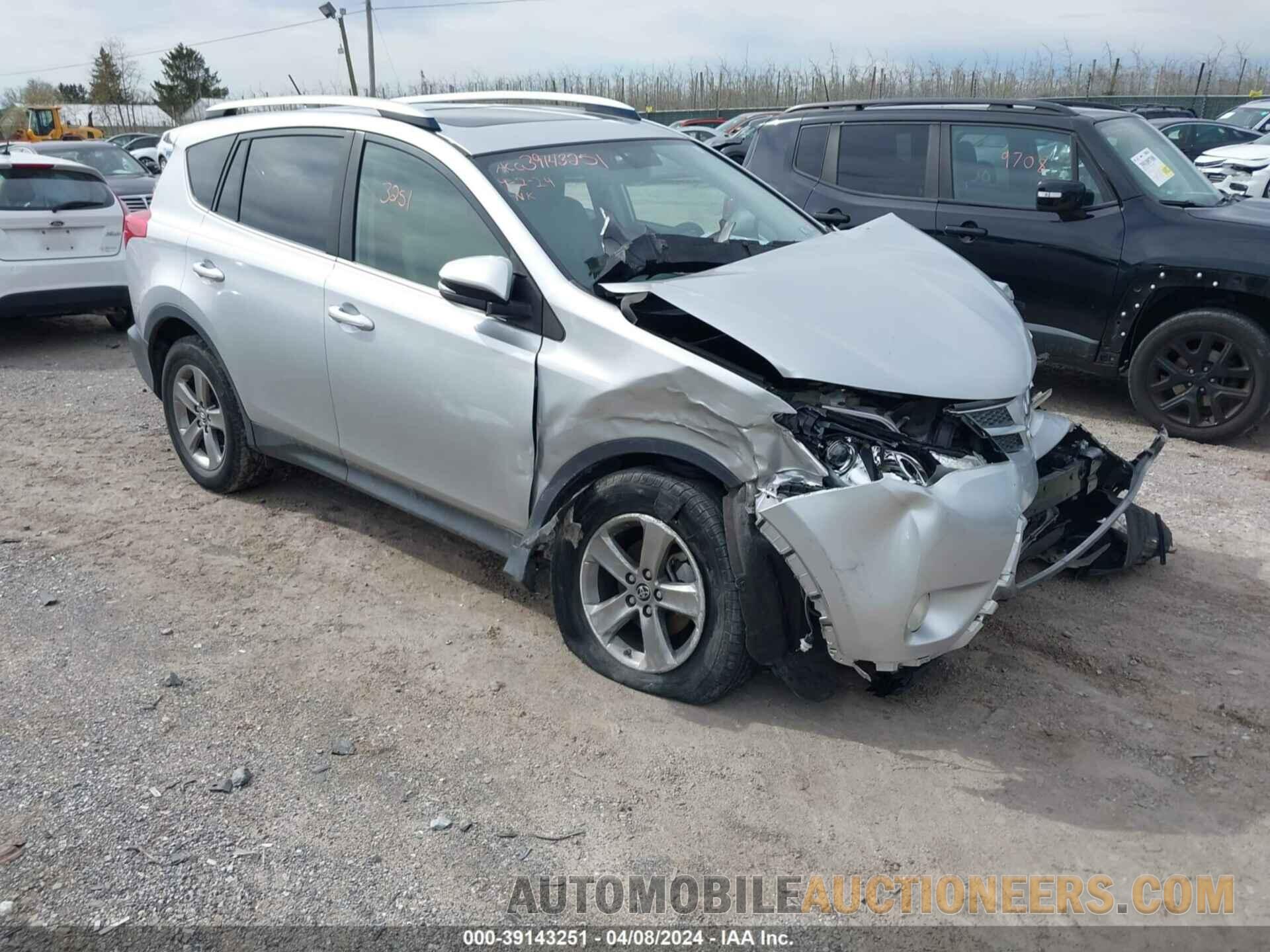 JTMRFREV1FD126108 TOYOTA RAV4 2015