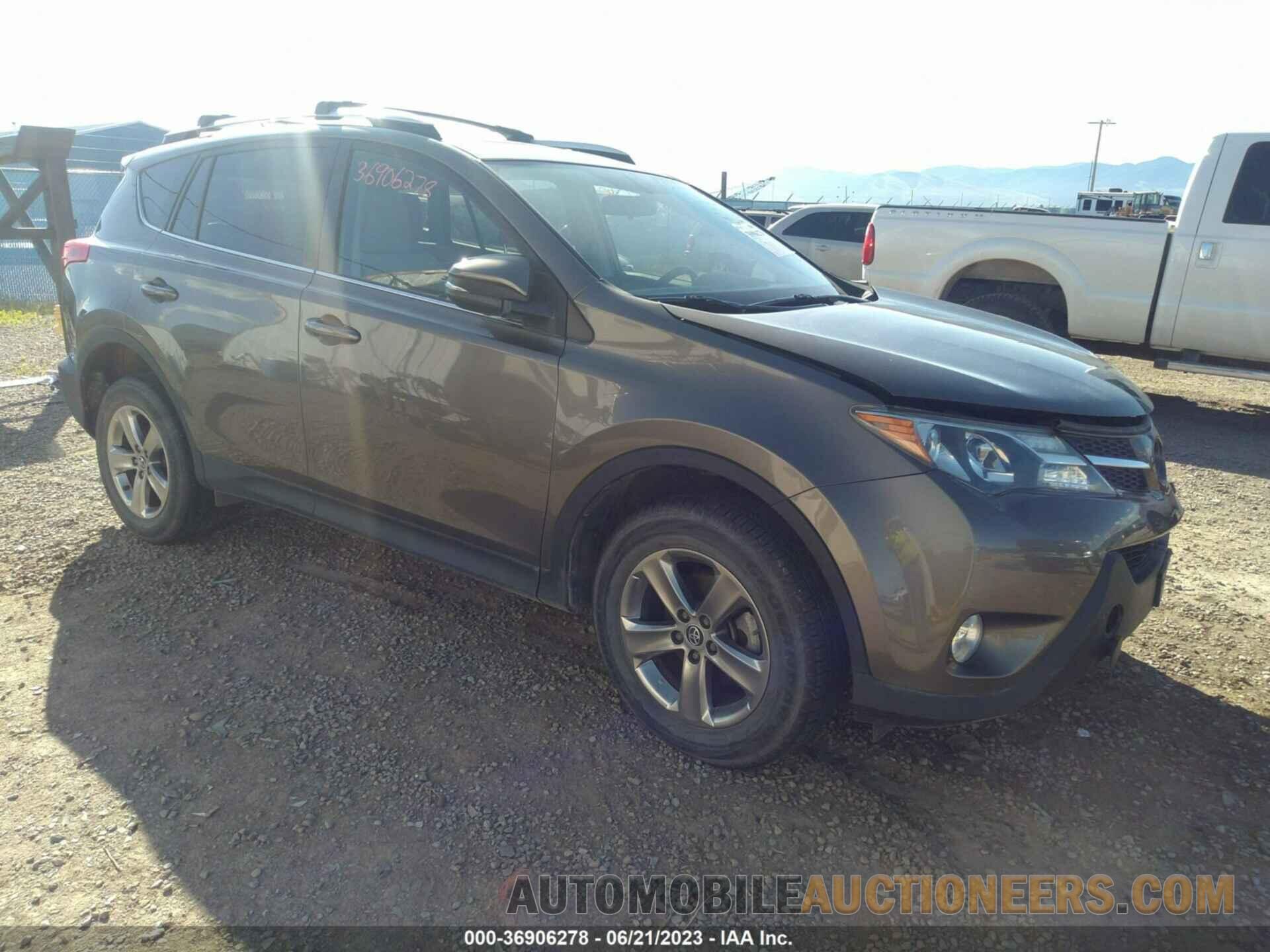 JTMRFREV3FD169283 TOYOTA RAV4 2015