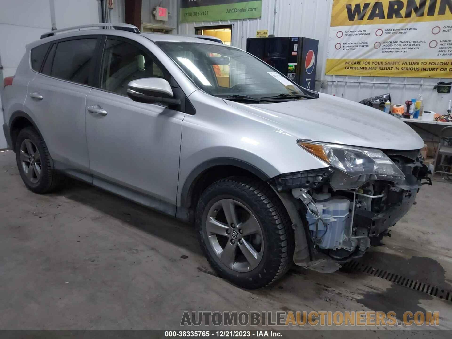 JTMRFREV4FD123414 TOYOTA RAV4 2015