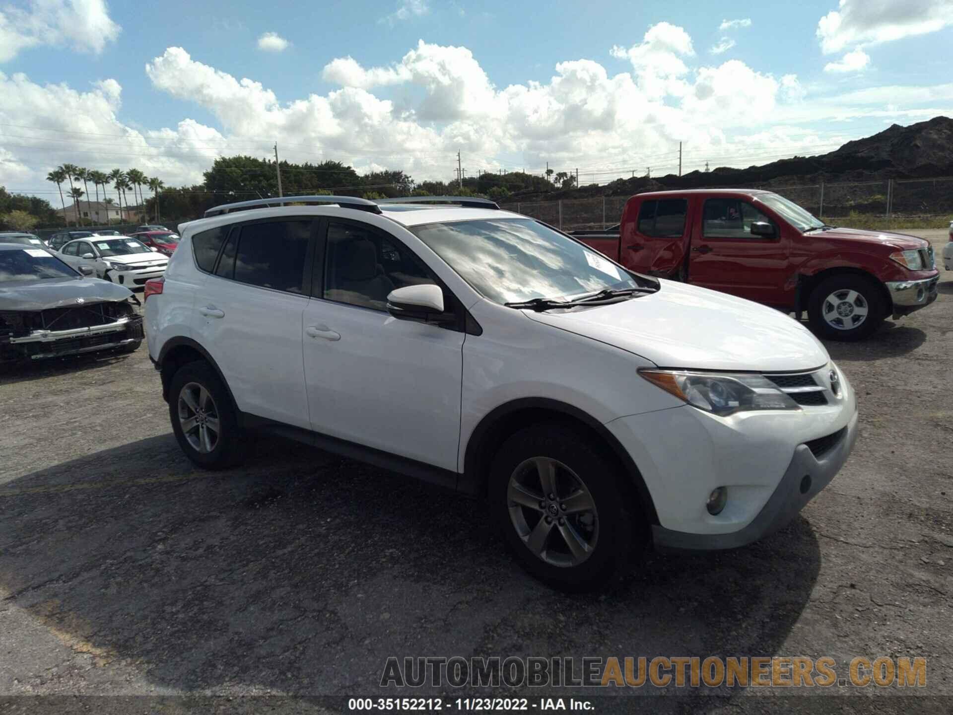 JTMWFREV0FD073582 TOYOTA RAV4 2015