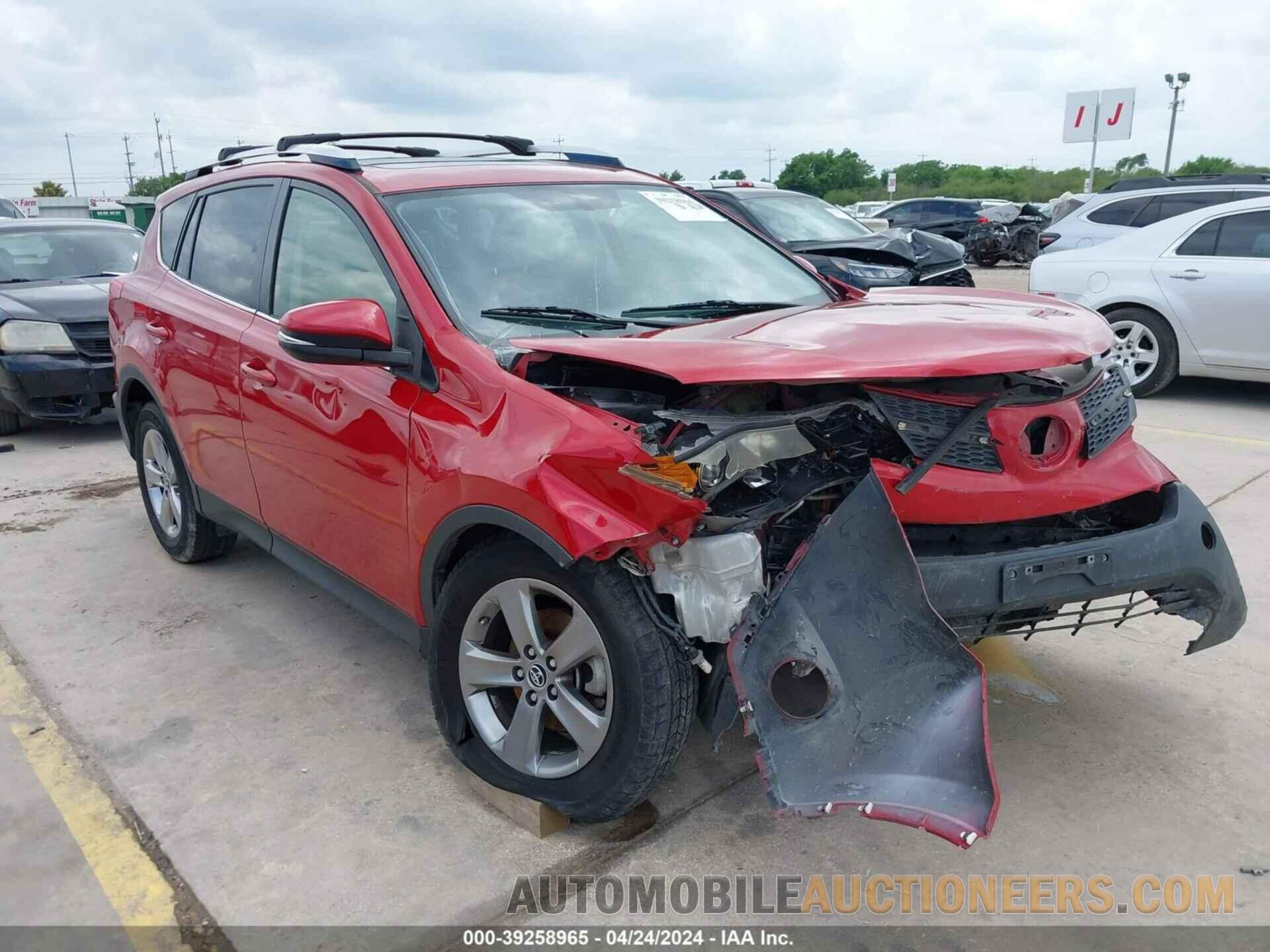 JTMWFREV2FD065886 TOYOTA RAV4 2015