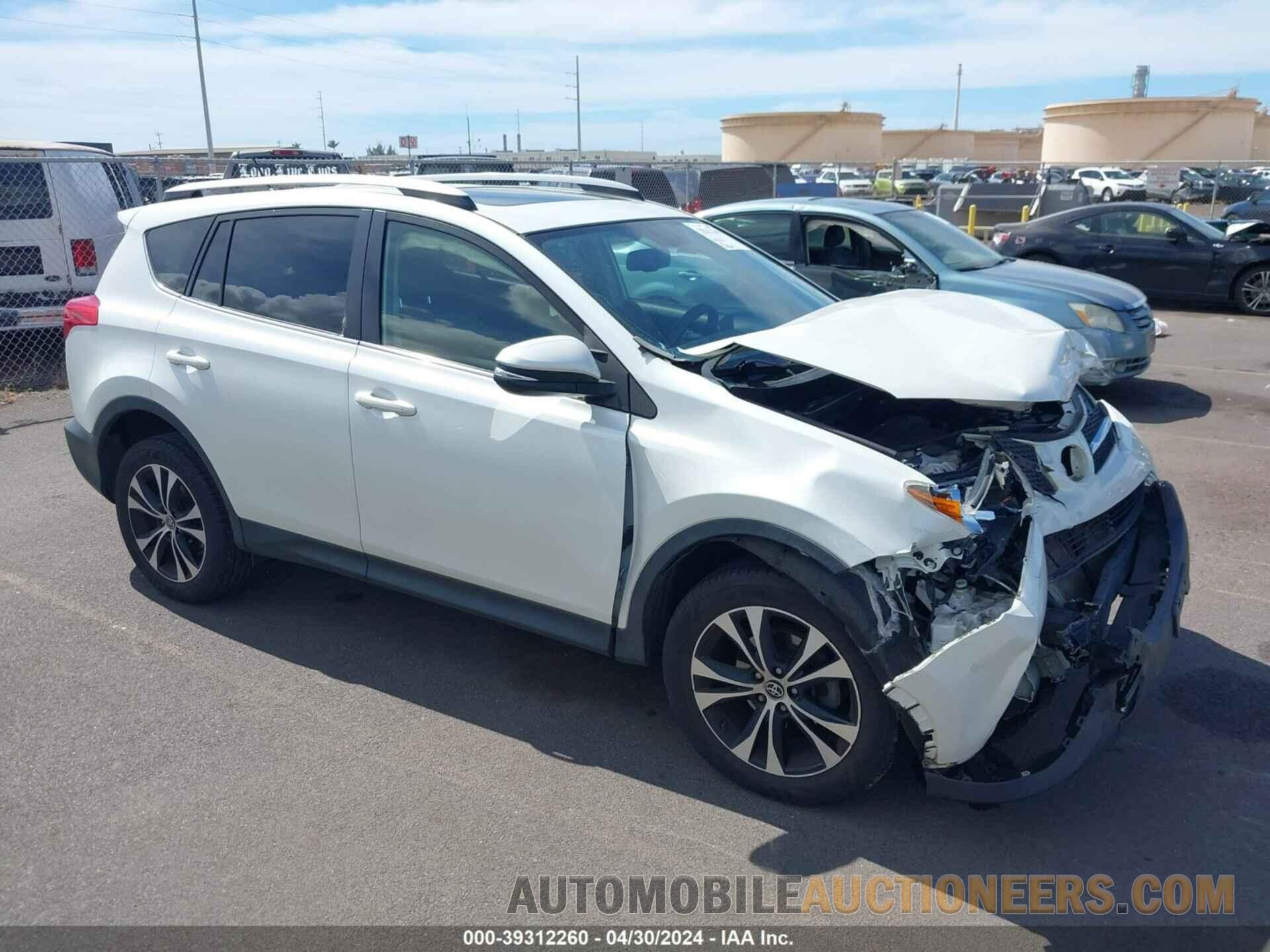 JTMYFREV0FD045435 TOYOTA RAV4 2015