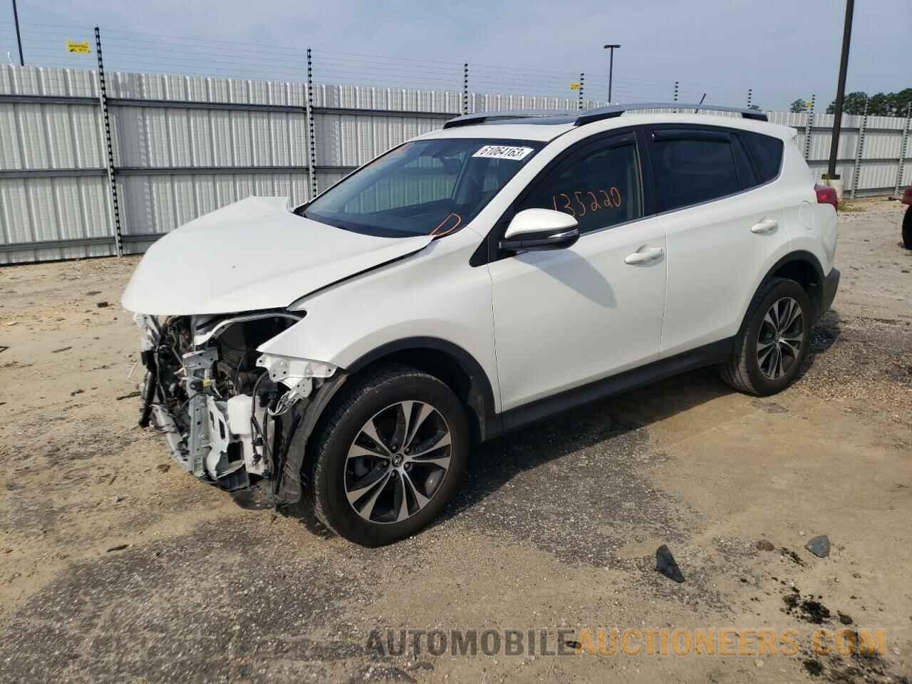 JTMYFREVXFD075008 TOYOTA RAV4 2015