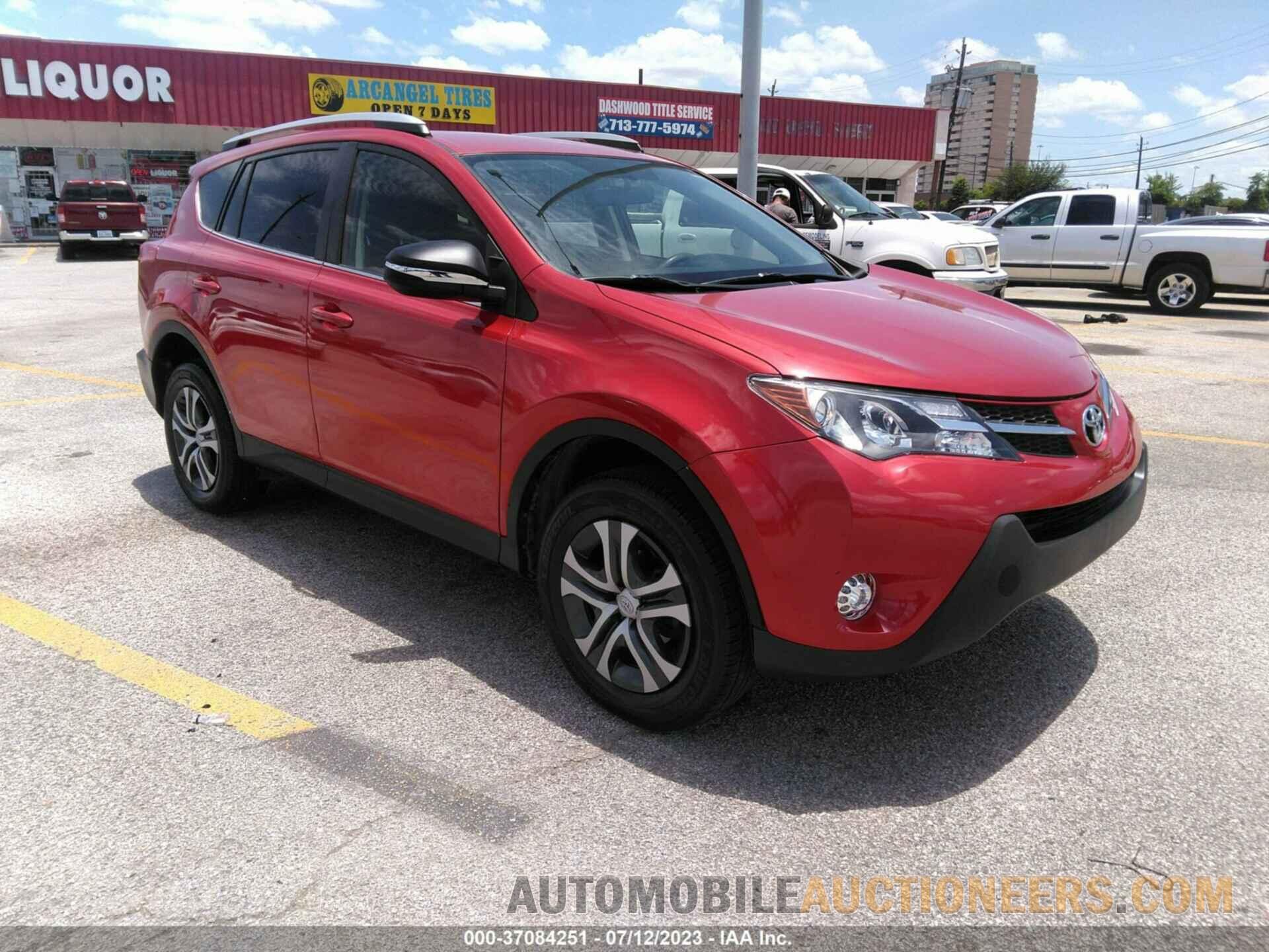 JTMZFREV0FD079184 TOYOTA RAV4 2015