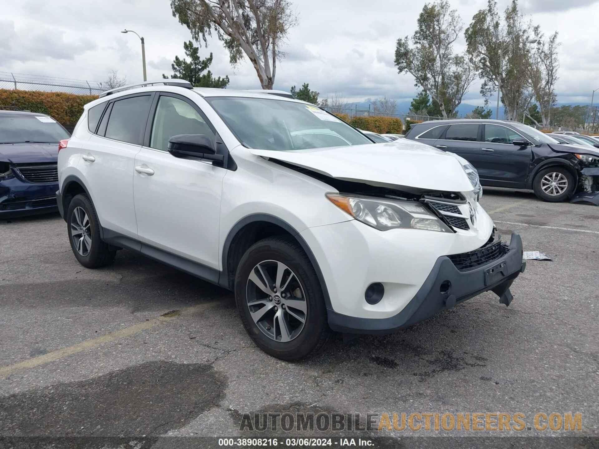 JTMZFREV4FD044972 TOYOTA RAV4 2015