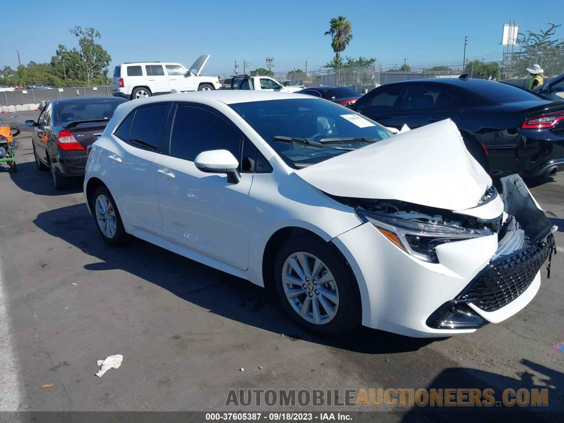 JTND4MBE2P3214112 TOYOTA COROLLA HATCHBACK 2023