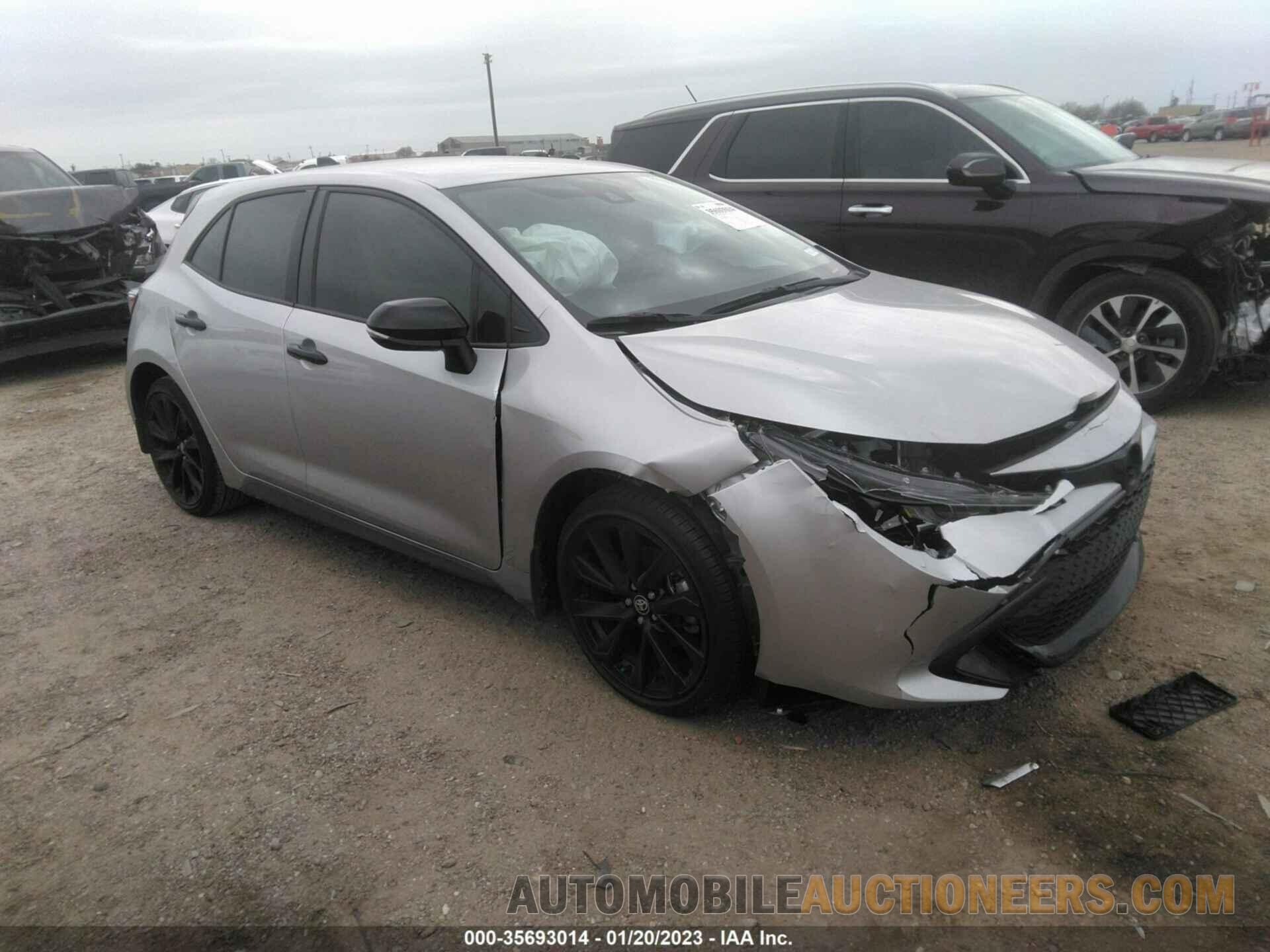 JTND4MBE4N3189789 TOYOTA COROLLA HATCHBACK 2022