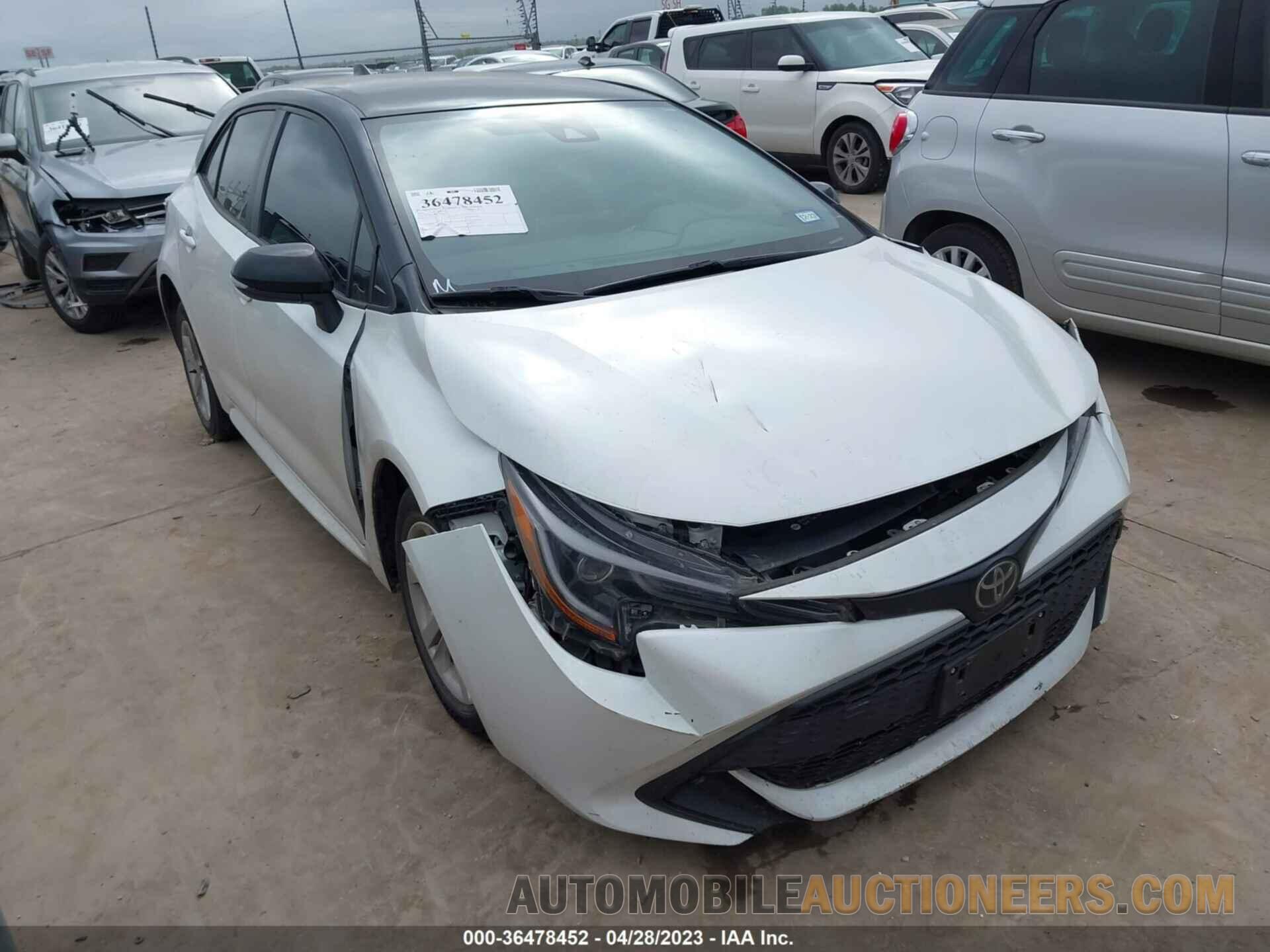 JTND4MBE6M3106524 TOYOTA COROLLA HATCHBACK 2021