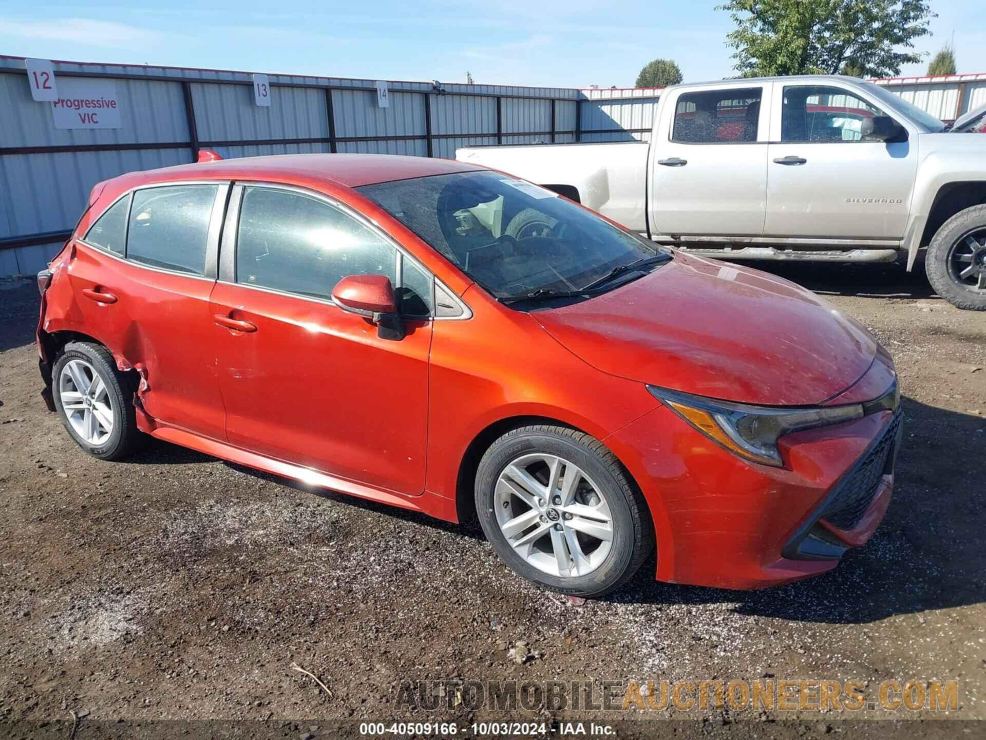 JTNK4RBE0K3035788 TOYOTA COROLLA 2019