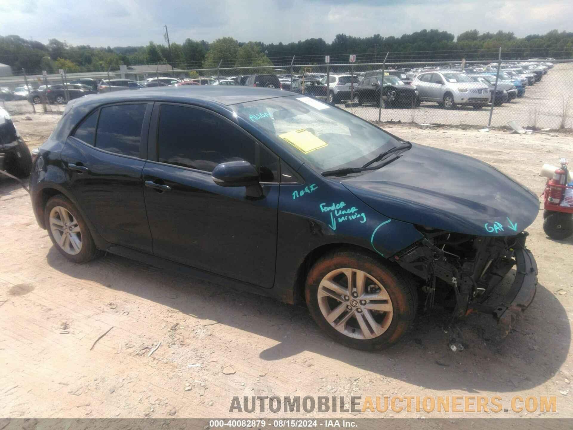 JTNK4RBE1K3047111 TOYOTA COROLLA 2019