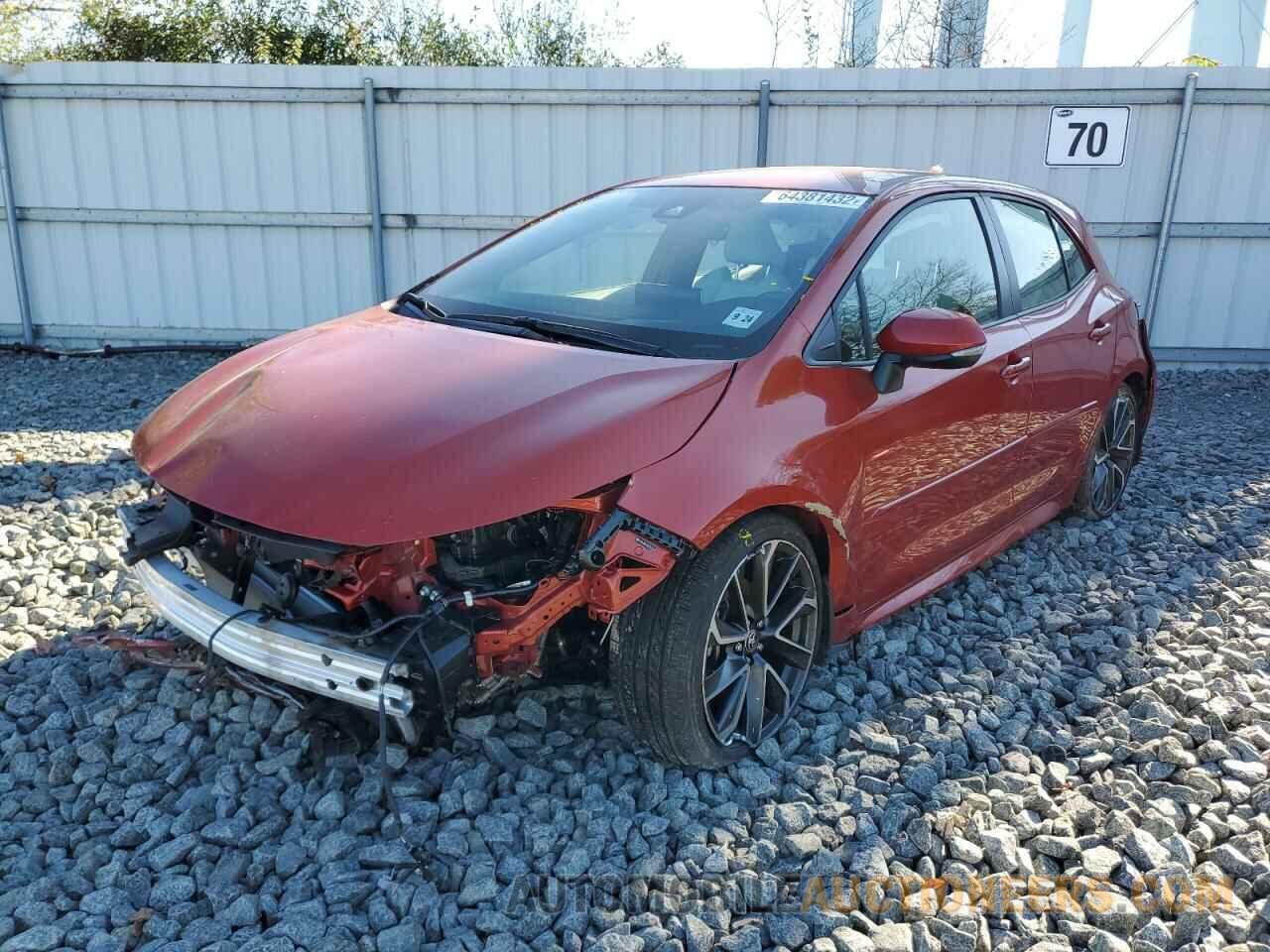 JTNK4RBE3K3057932 TOYOTA COROLLA 2019