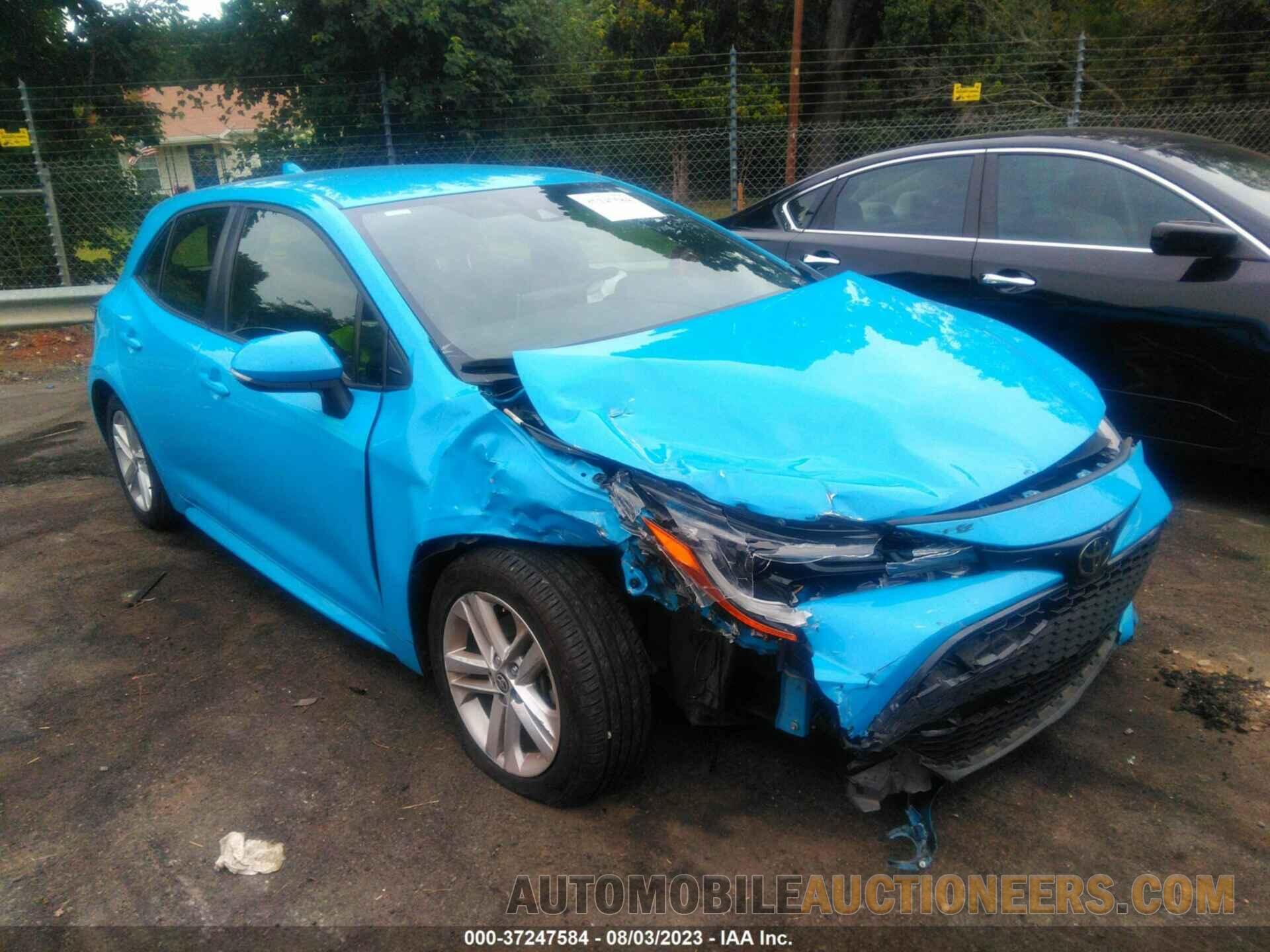 JTNK4RBE4K3055137 TOYOTA COROLLA HATCHBACK 2019