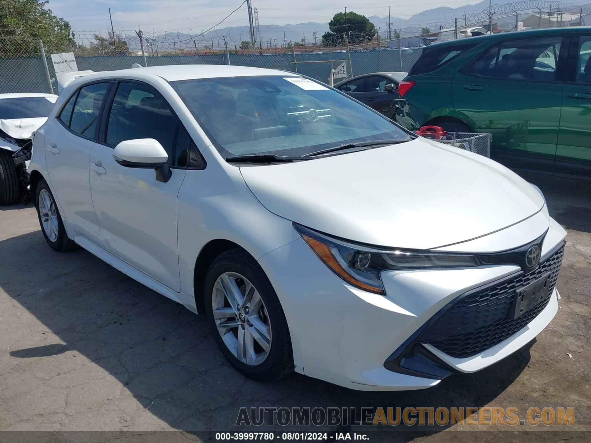 JTNK4RBE8K3072989 TOYOTA COROLLA 2019