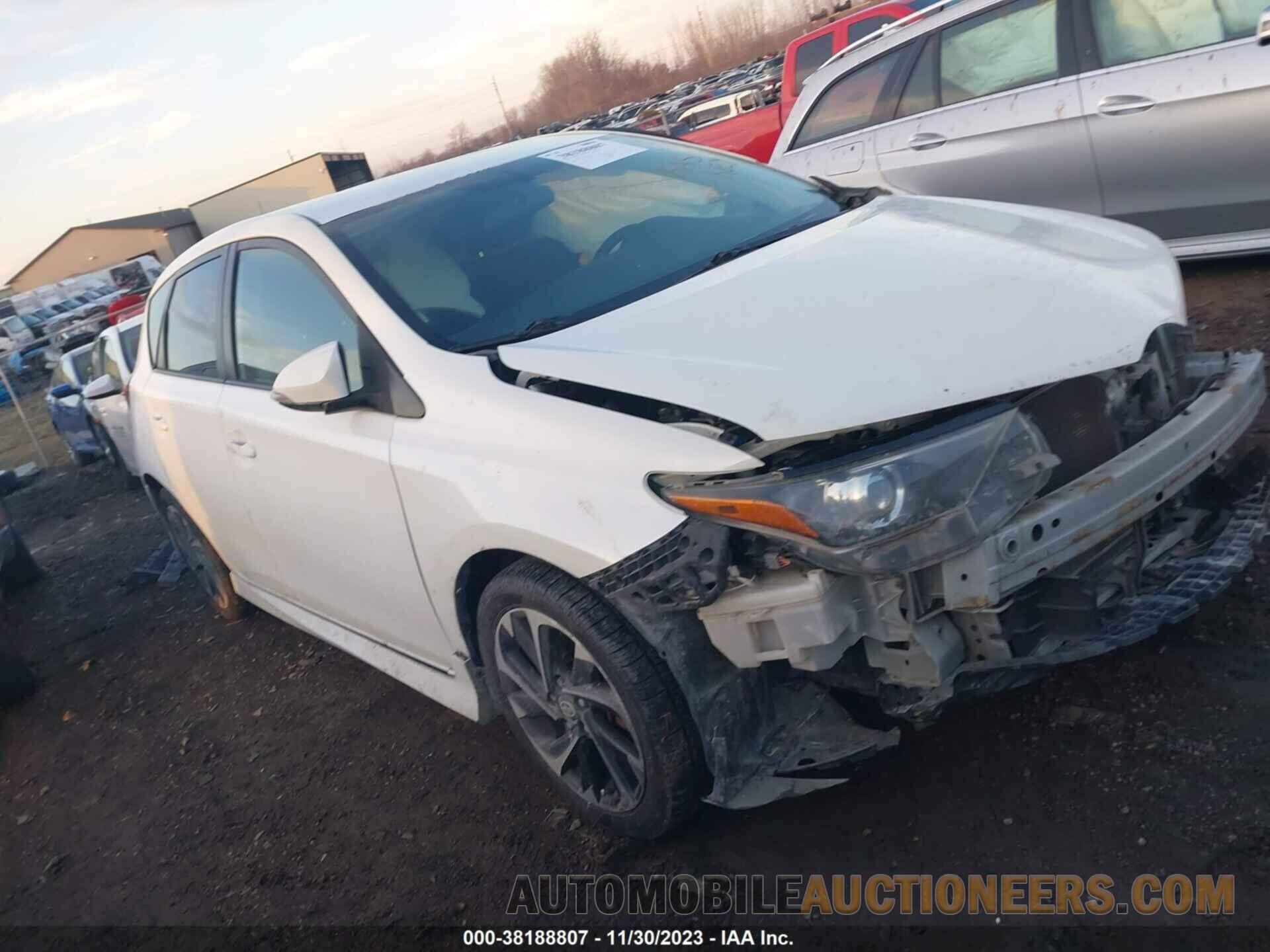 JTNKARJE0GJ501328 TOYOTA SCION IM 2016