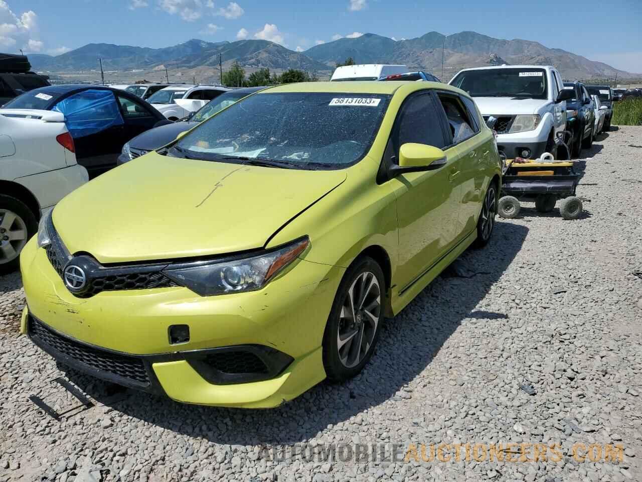 JTNKARJE0GJ509865 TOYOTA SCION 2016