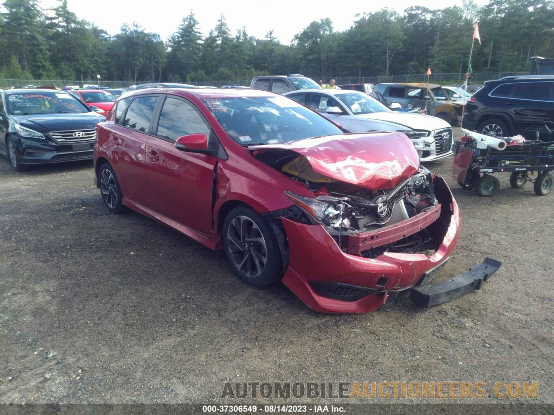 JTNKARJE0GJ513138 TOYOTA SCION IM 2016