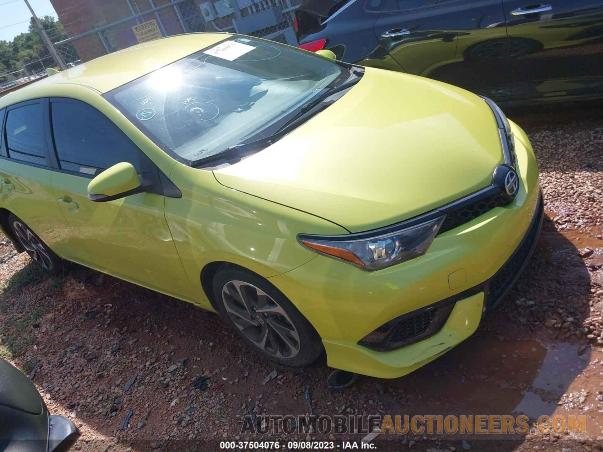 JTNKARJE0GJ515861 TOYOTA SCION IM 2016