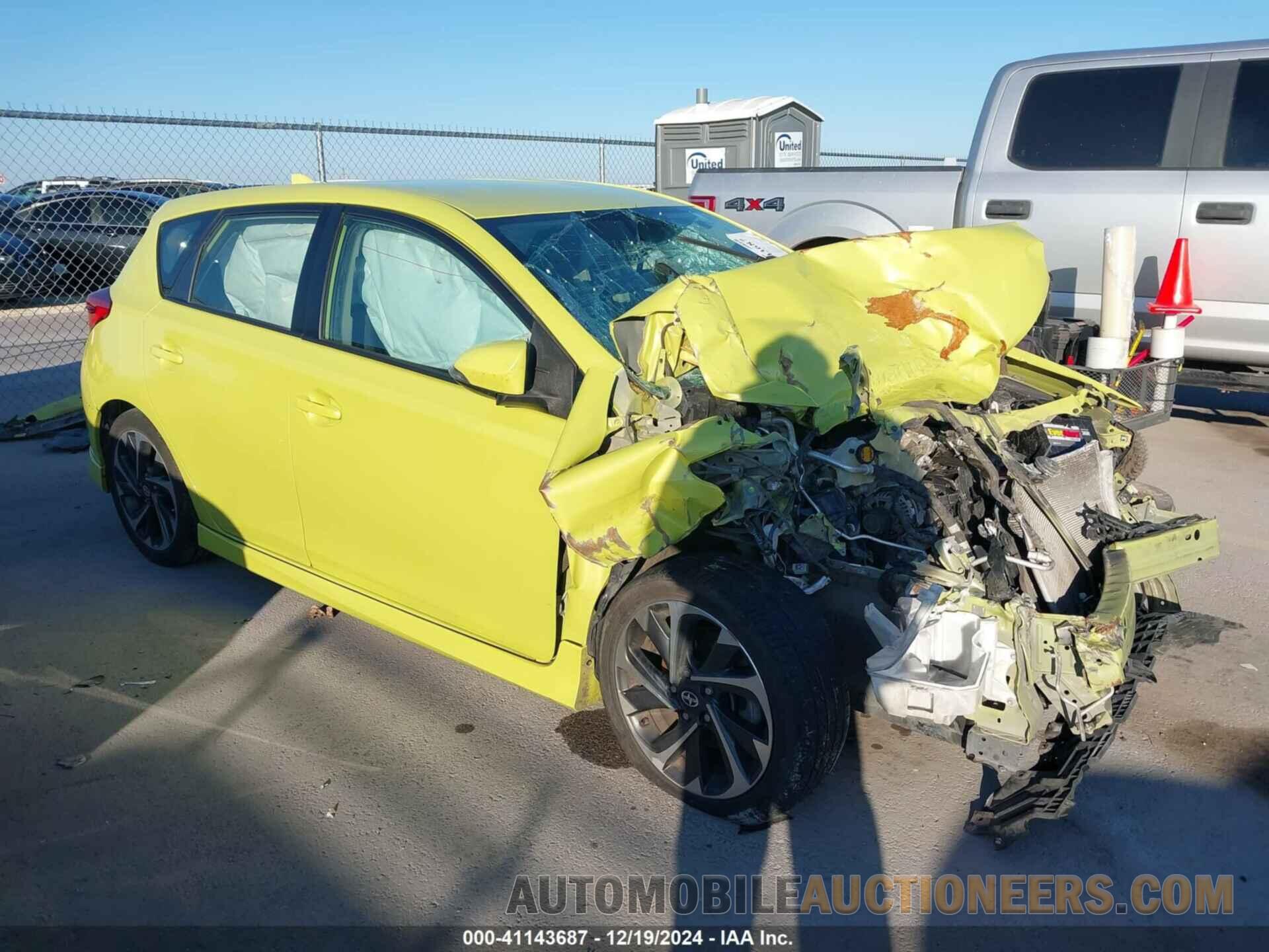 JTNKARJE1GJ521720 TOYOTA SCION IM 2016